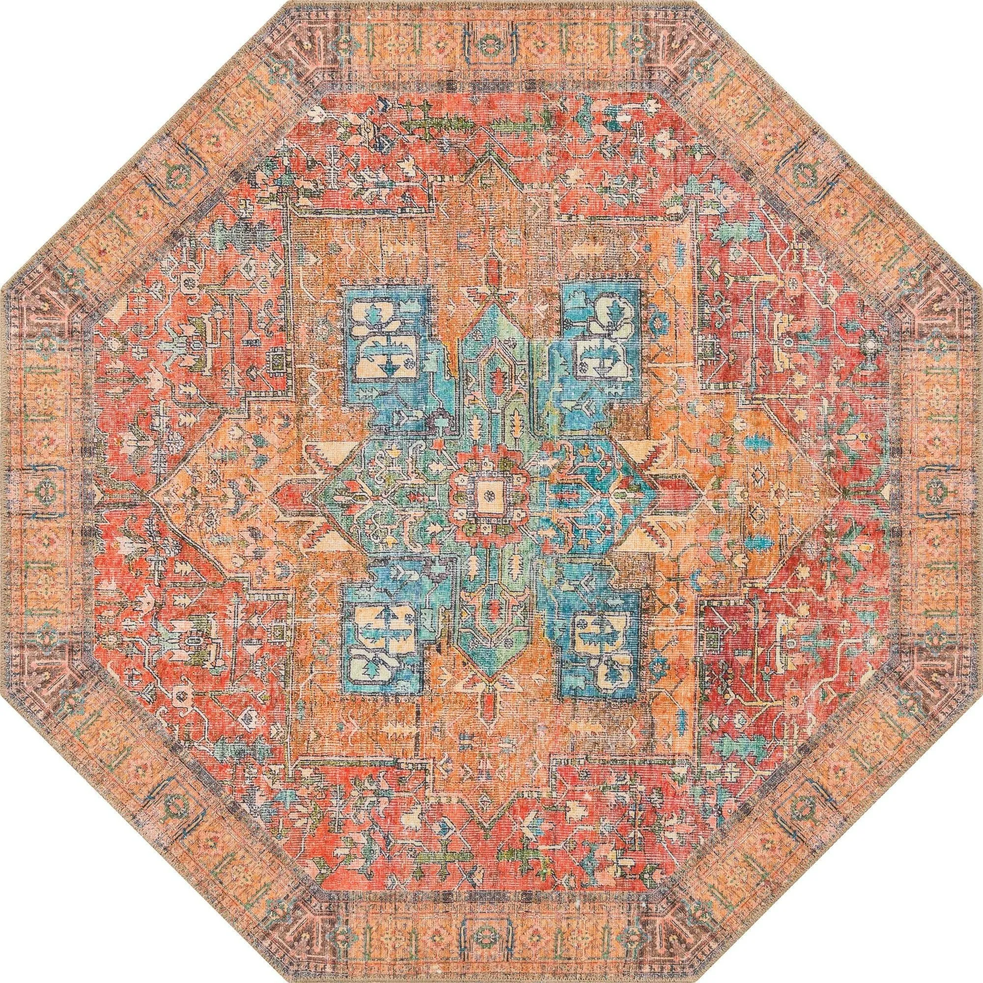 Transitional Rine Collection Area Rug
