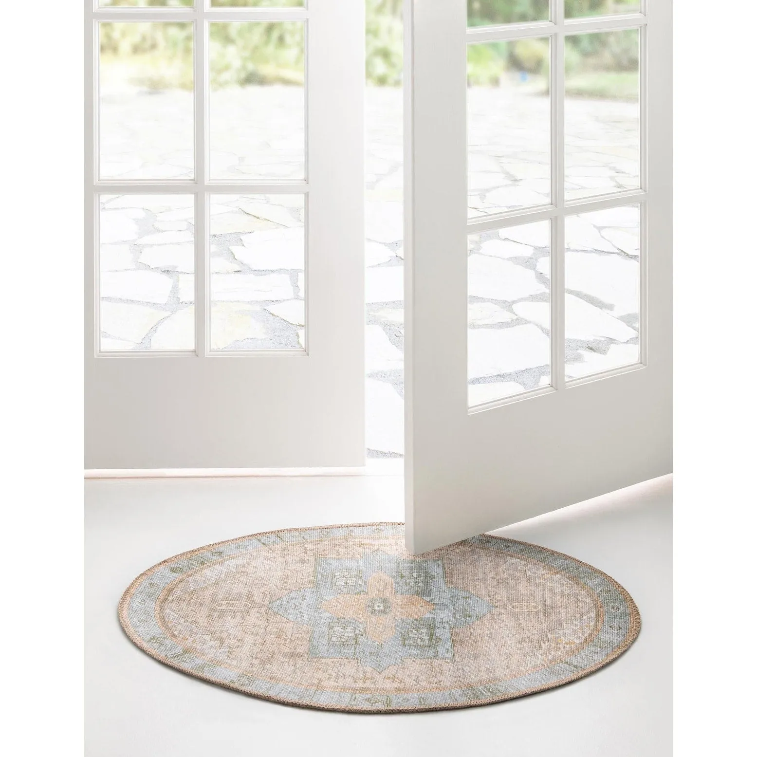 Transitional Rine Collection Area Rug