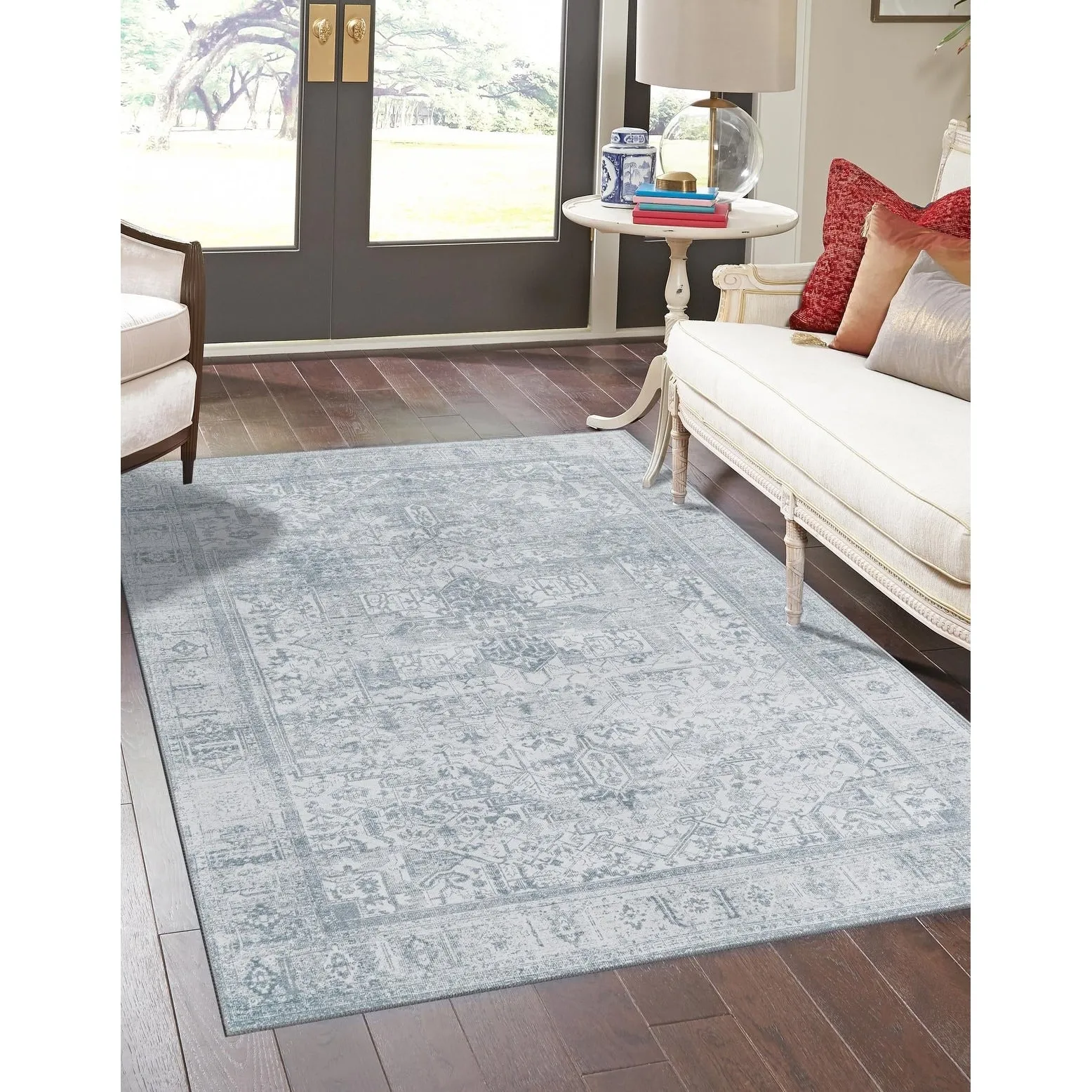 Transitional Rine Collection Area Rug