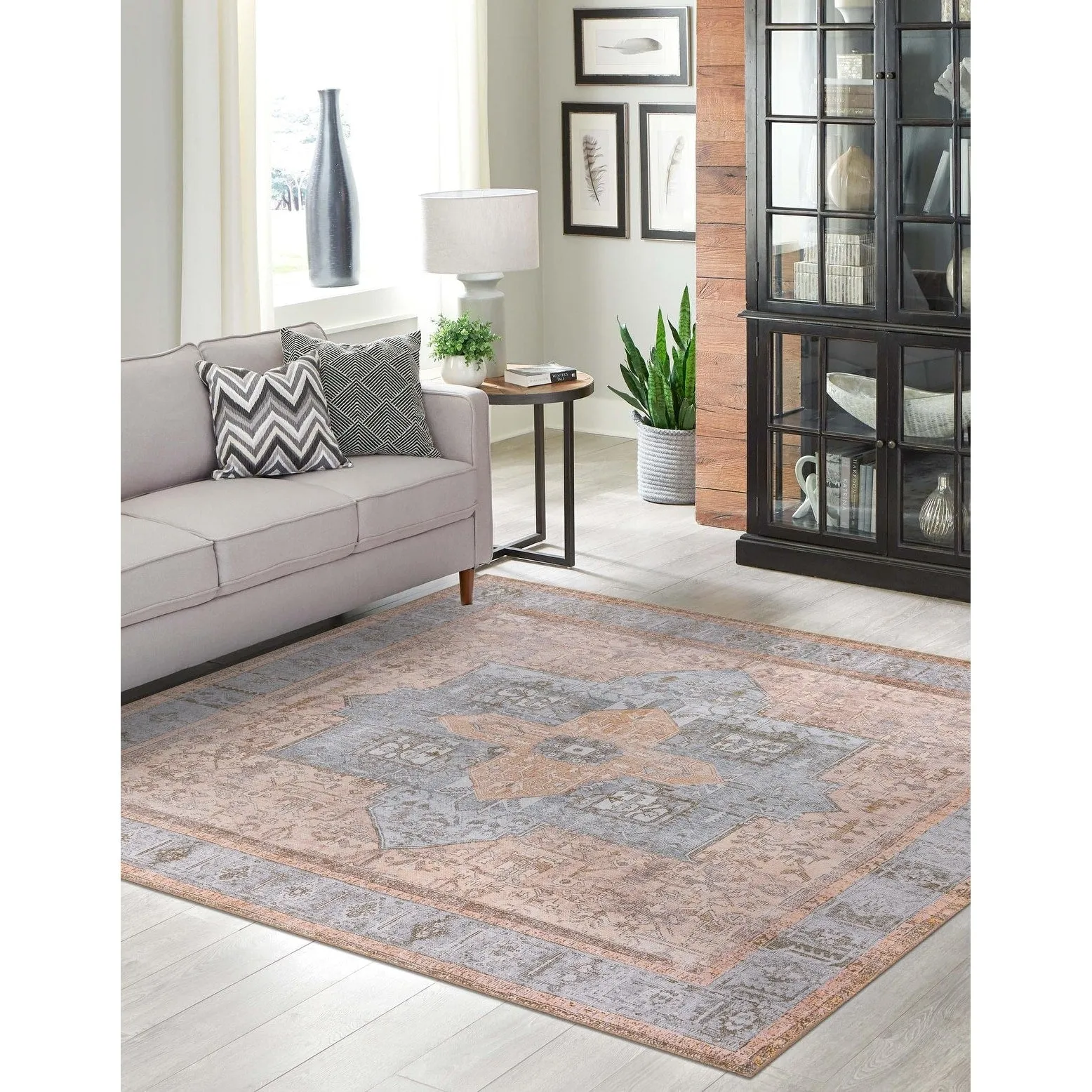 Transitional Rine Collection Area Rug