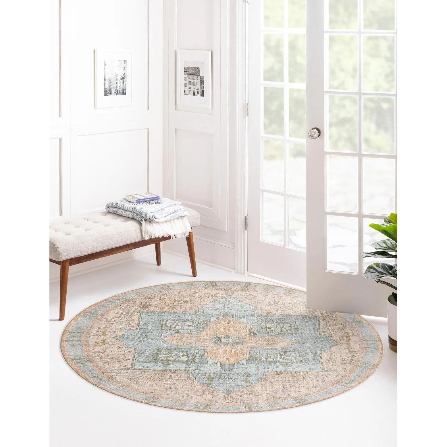 Transitional Rine Collection Area Rug