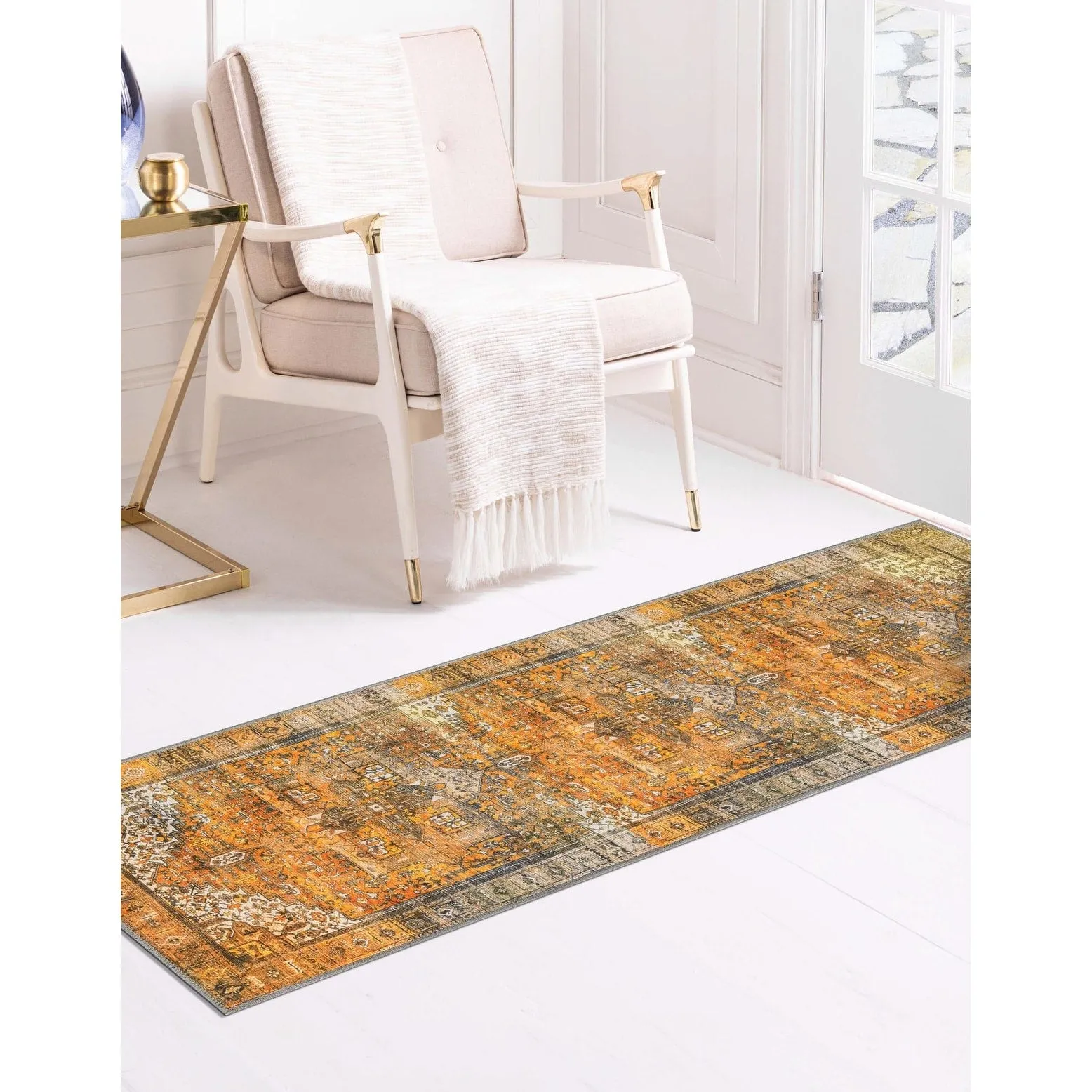 Transitional Rine Collection Area Rug