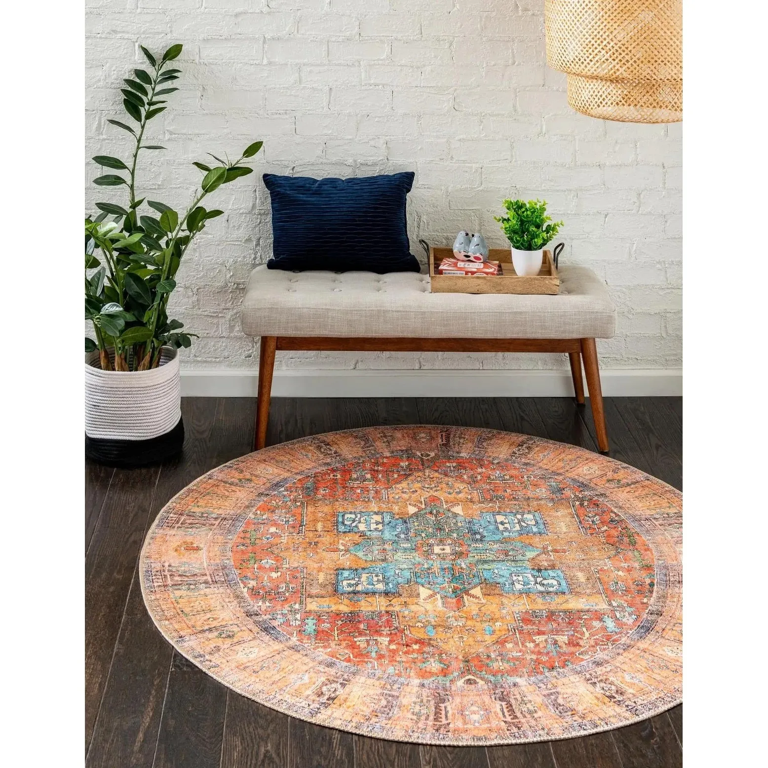 Transitional Rine Collection Area Rug