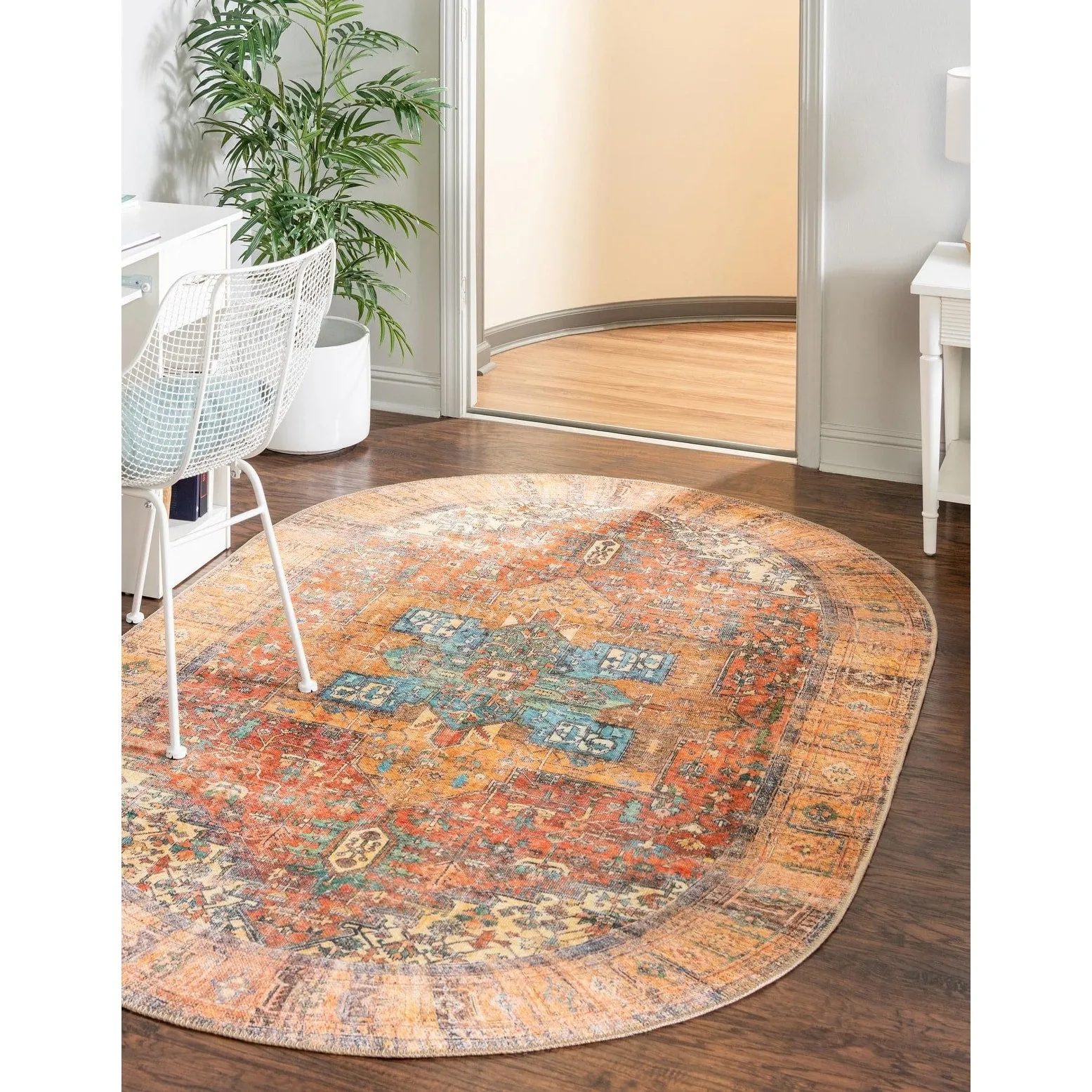 Transitional Rine Collection Area Rug