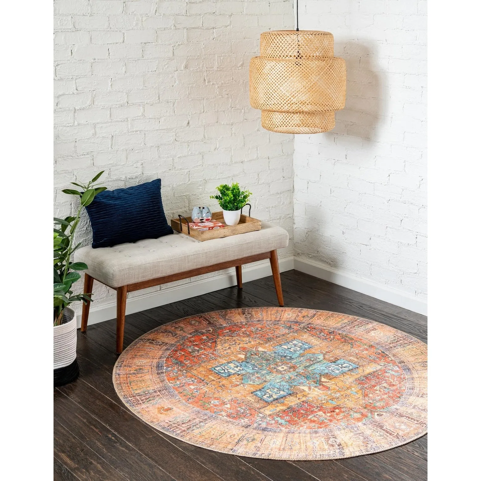 Transitional Rine Collection Area Rug