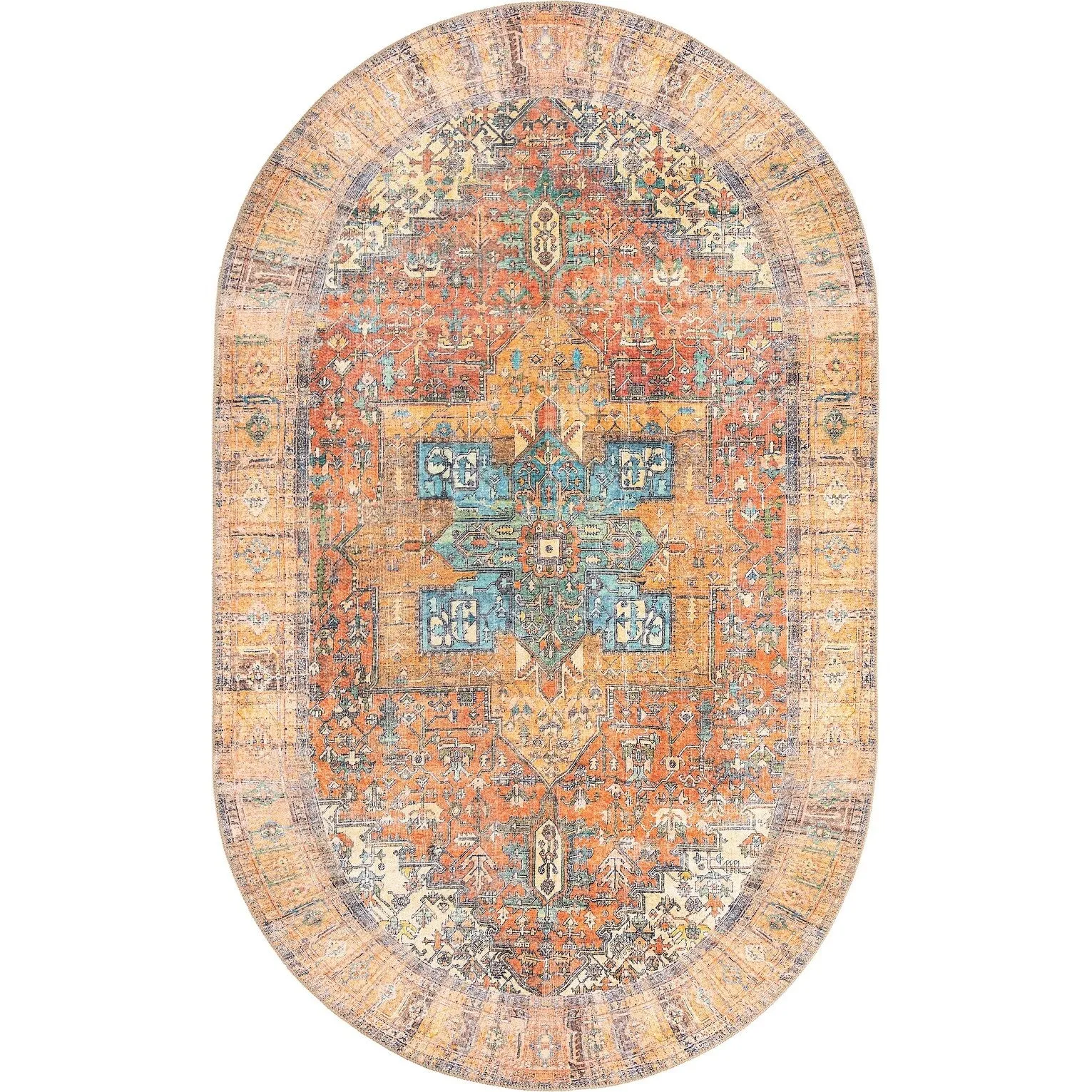 Transitional Rine Collection Area Rug