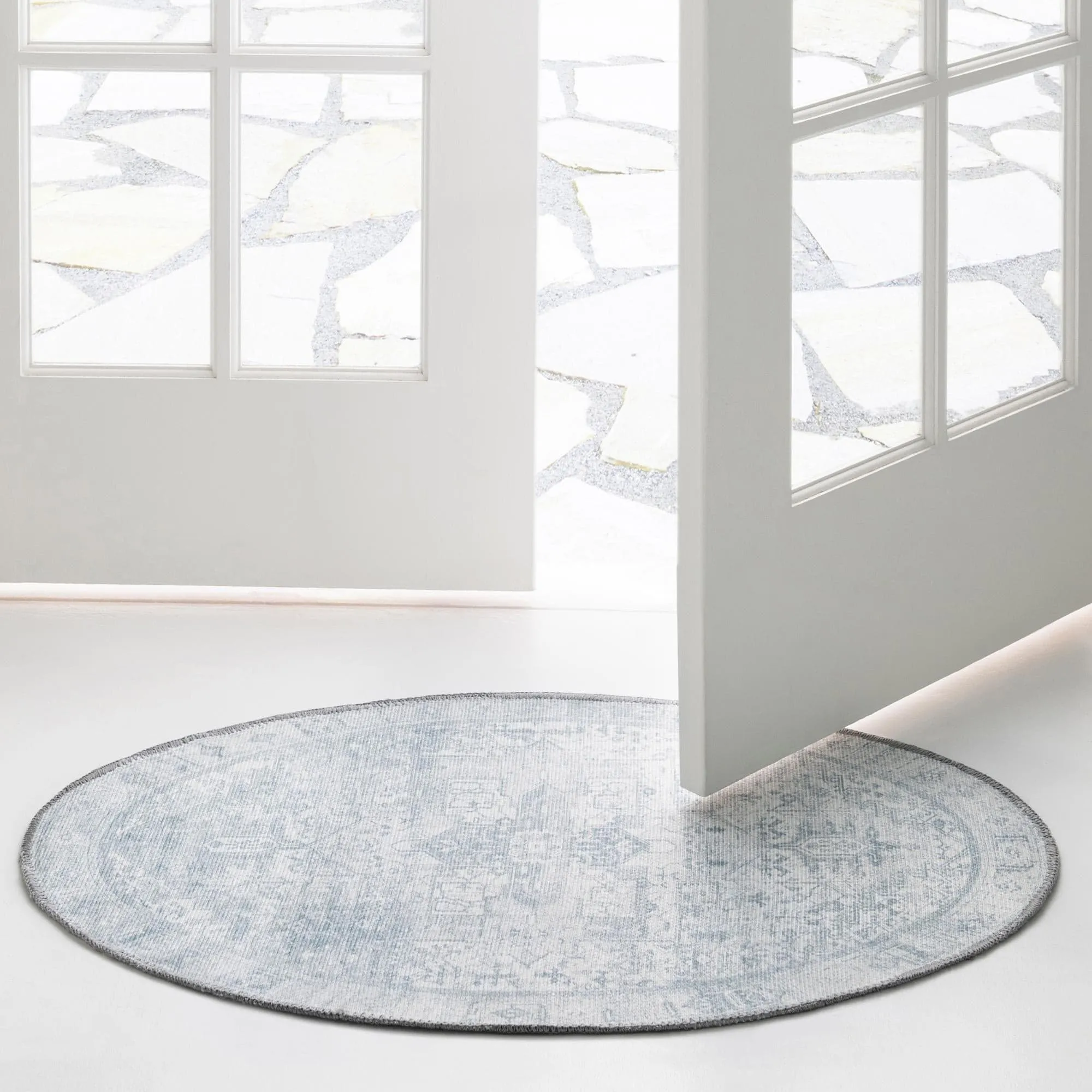 Transitional Rine Collection Area Rug