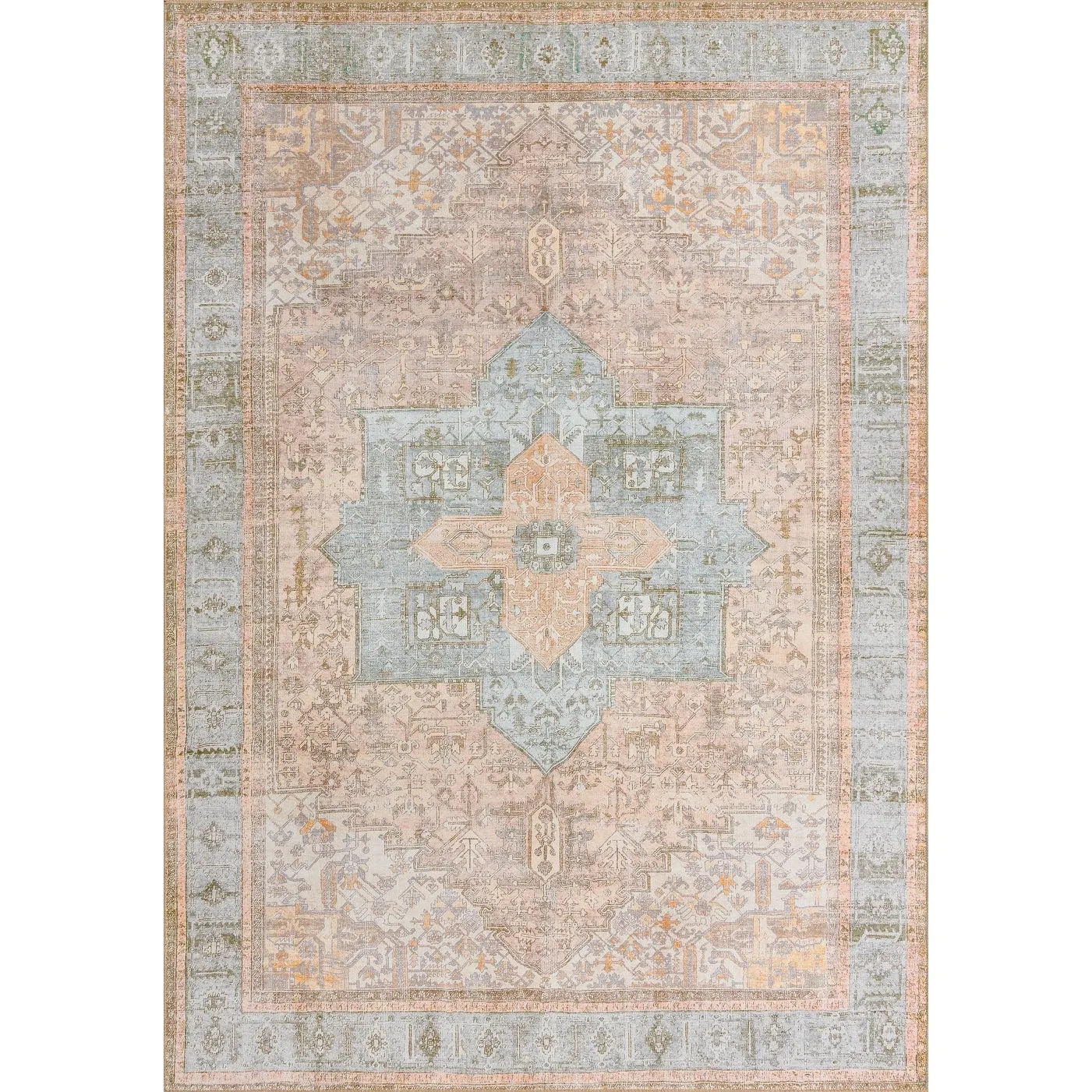 Transitional Rine Collection Area Rug