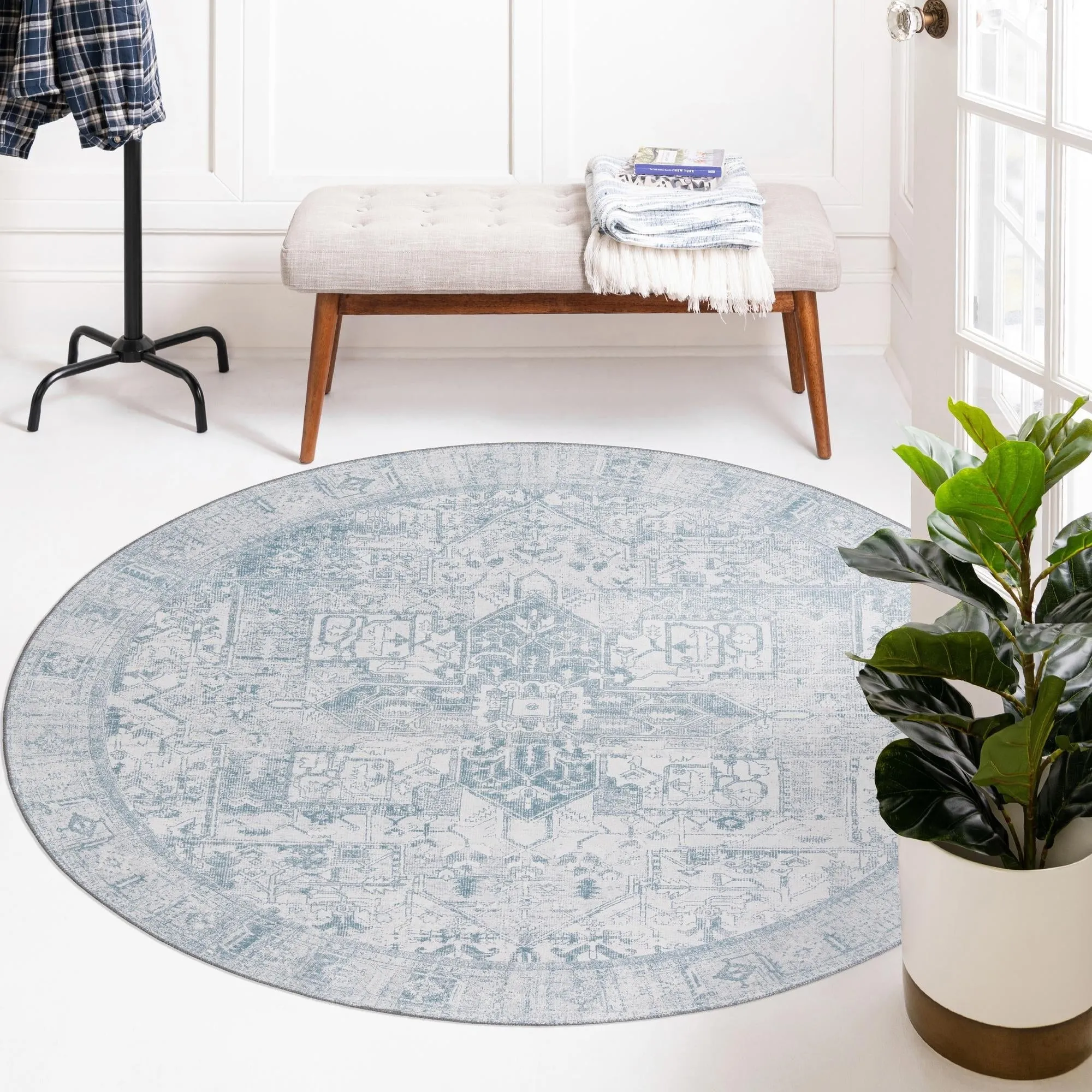 Transitional Rine Collection Area Rug