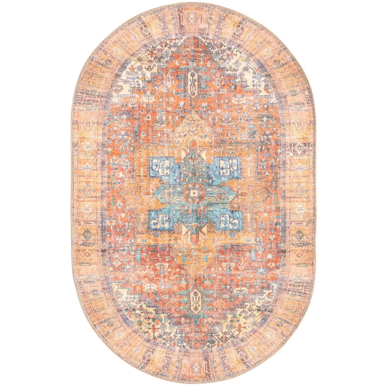 Transitional Rine Collection Area Rug
