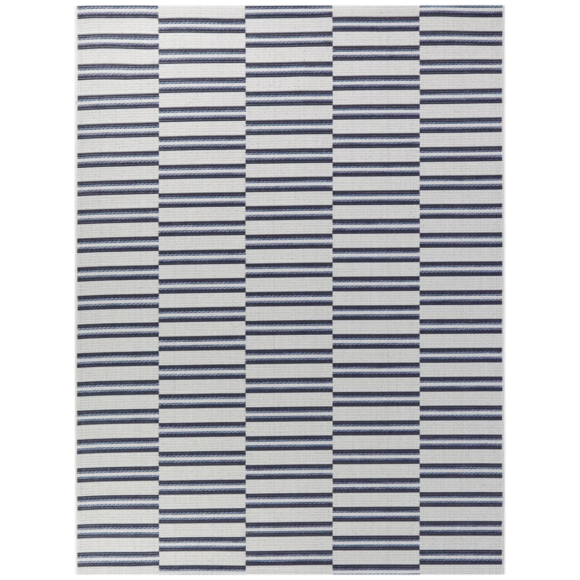 Trevor Modern Striped Indoor/Outdoor Area Rug