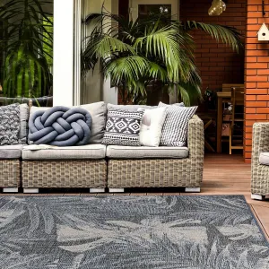 Tropical Floral Indoor/Outdoor Area Rug