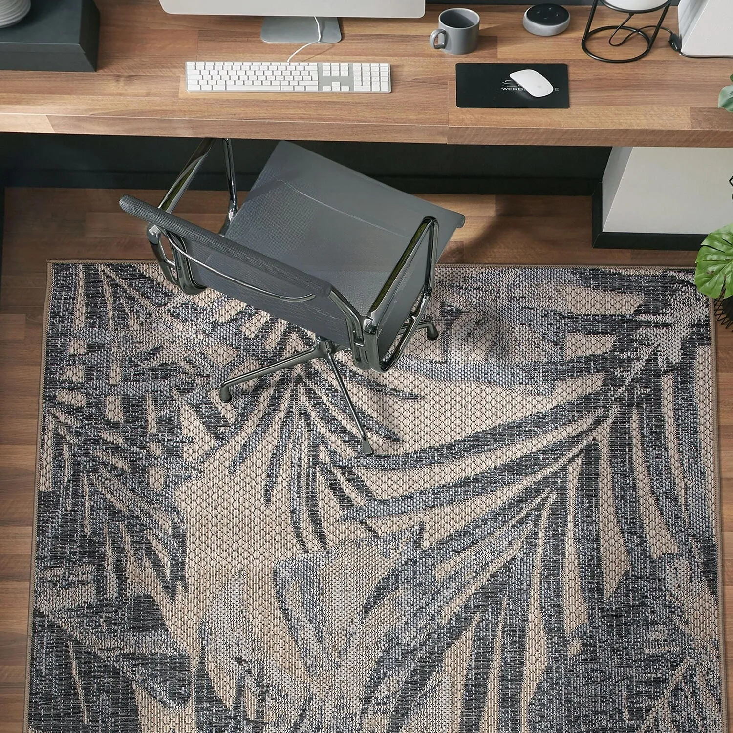 Tropical Floral Indoor/Outdoor Area Rug