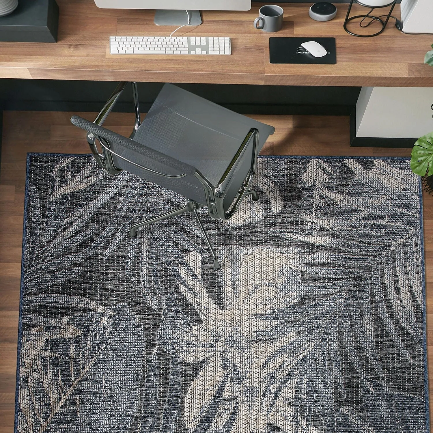 Tropical Floral Indoor/Outdoor Area Rug