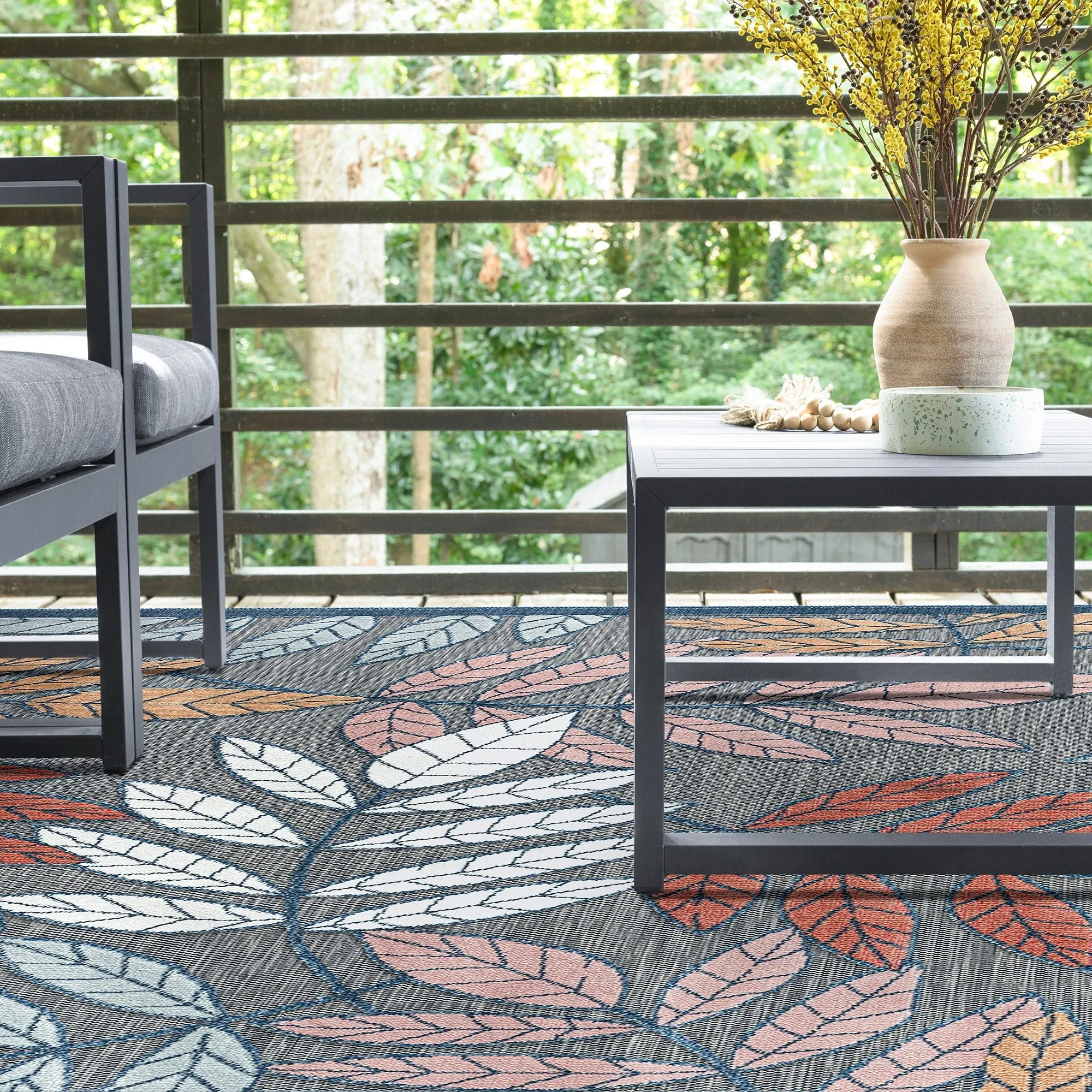 Tropicana Tropical Floral Indoor/Outdoor Area Rug