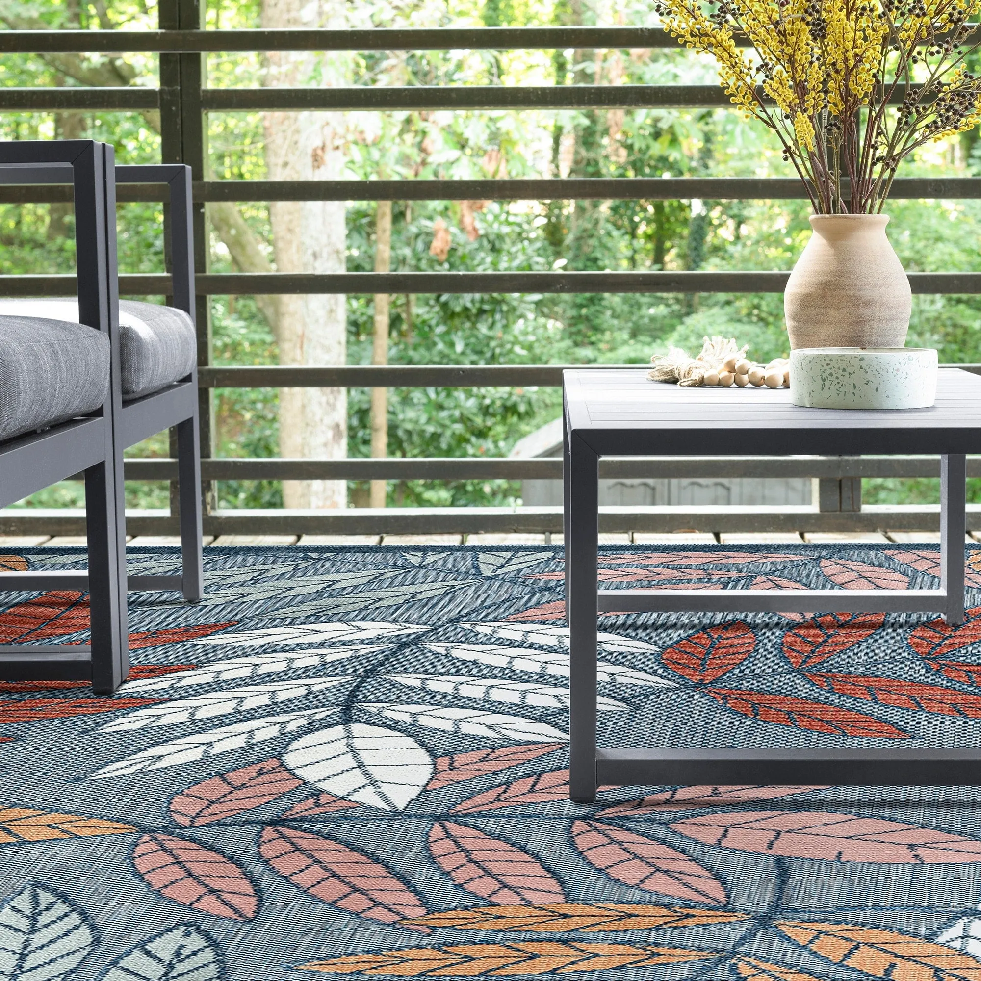 Tropicana Tropical Floral Indoor/Outdoor Area Rug