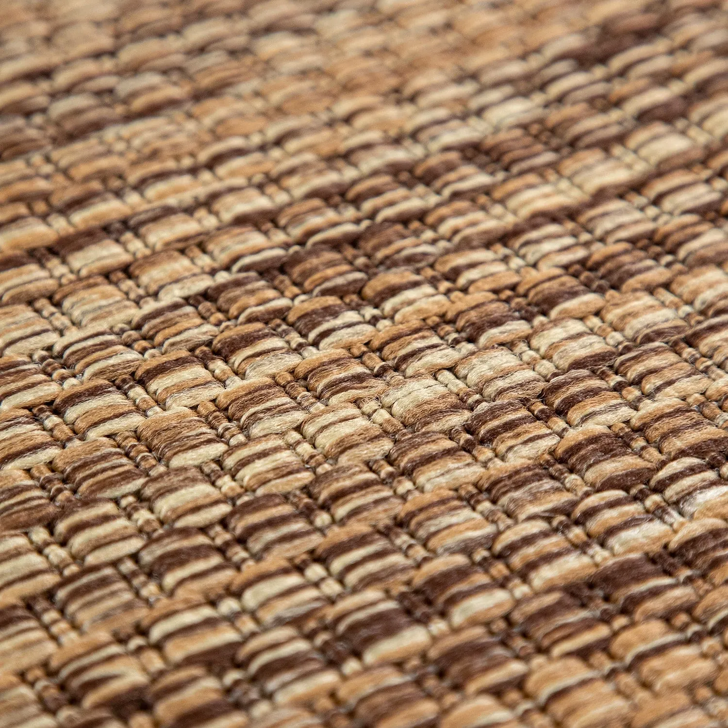 Variegated Waterproof Outdoor Rug for Patio