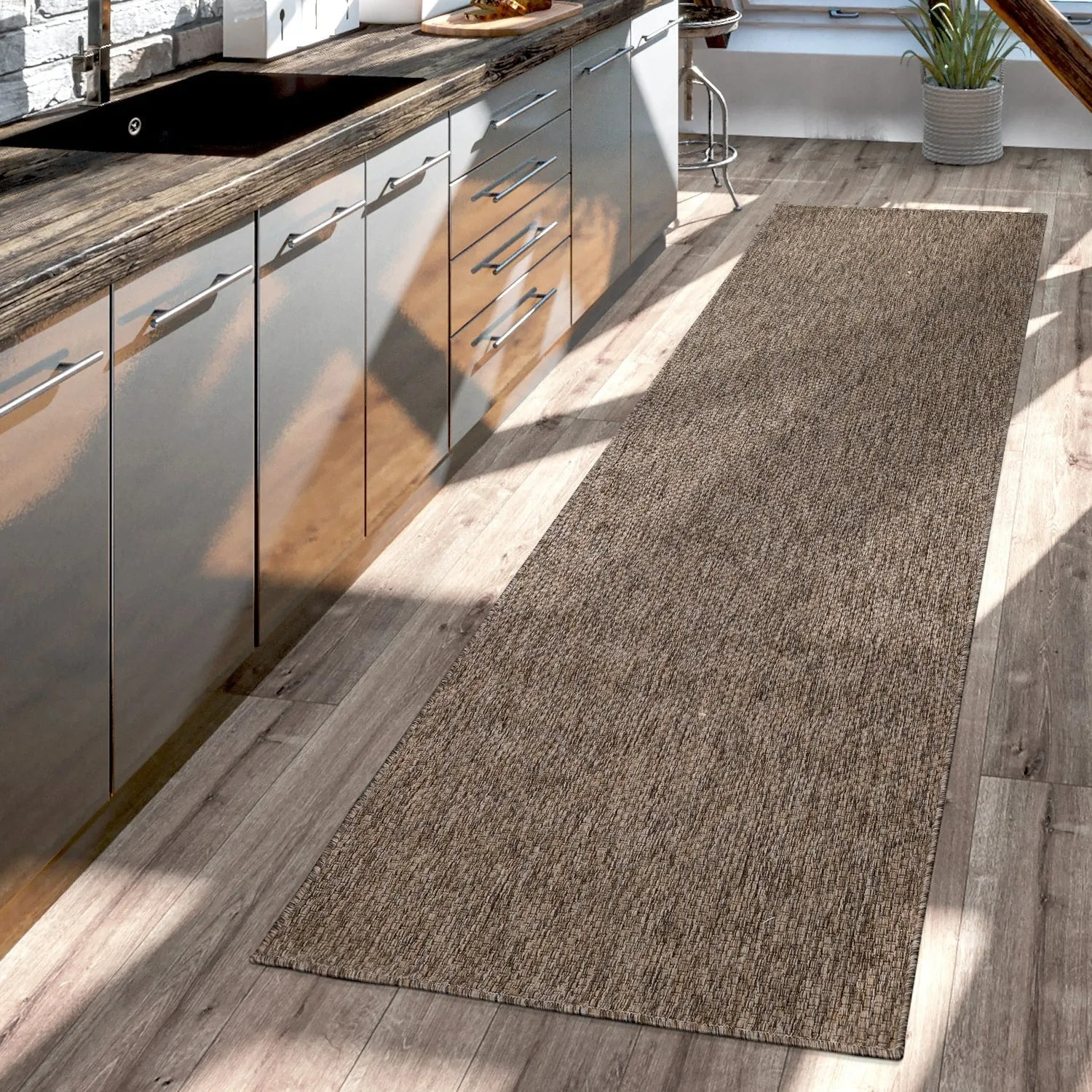 Variegated Waterproof Outdoor Rug for Patio