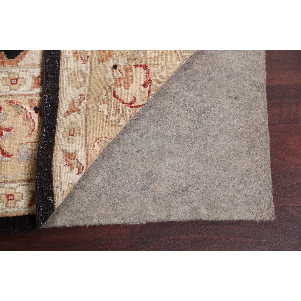 Vegetable Dye Floral Chobi Peshawar Area Rug Hand-knotted Wool Carpet - 6'0 x 9'0