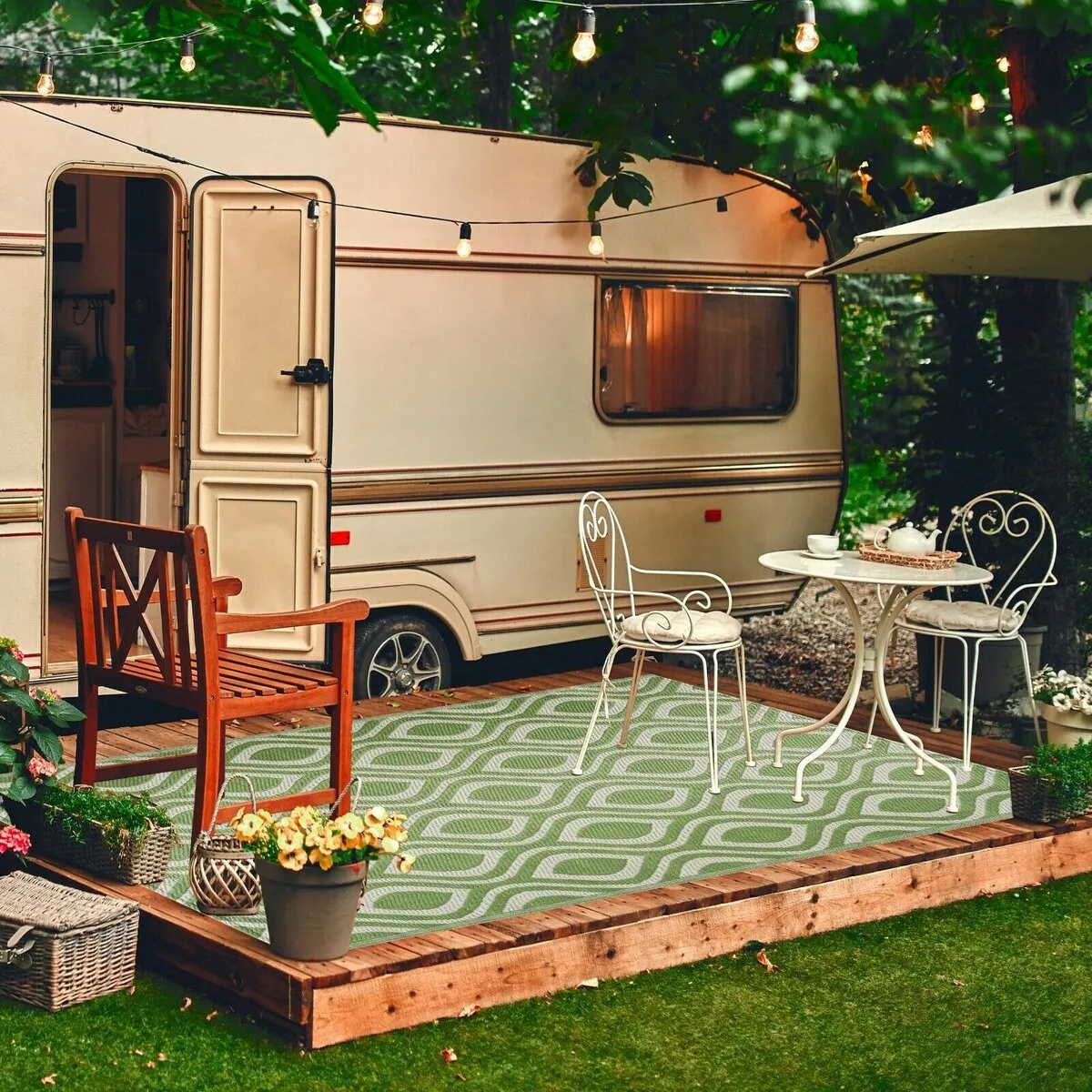 Venice Design 100% Eco-friendly Lightweight Plastic Outdoor Mat/Rug