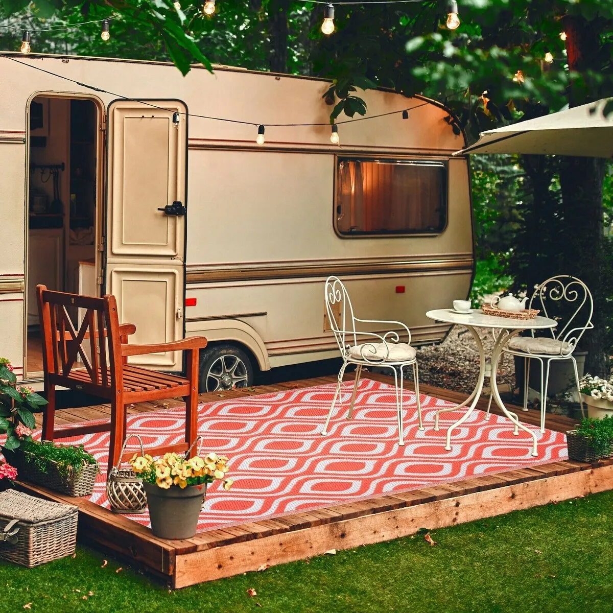 Venice Design 100% Eco-friendly Lightweight Plastic Outdoor Mat/Rug