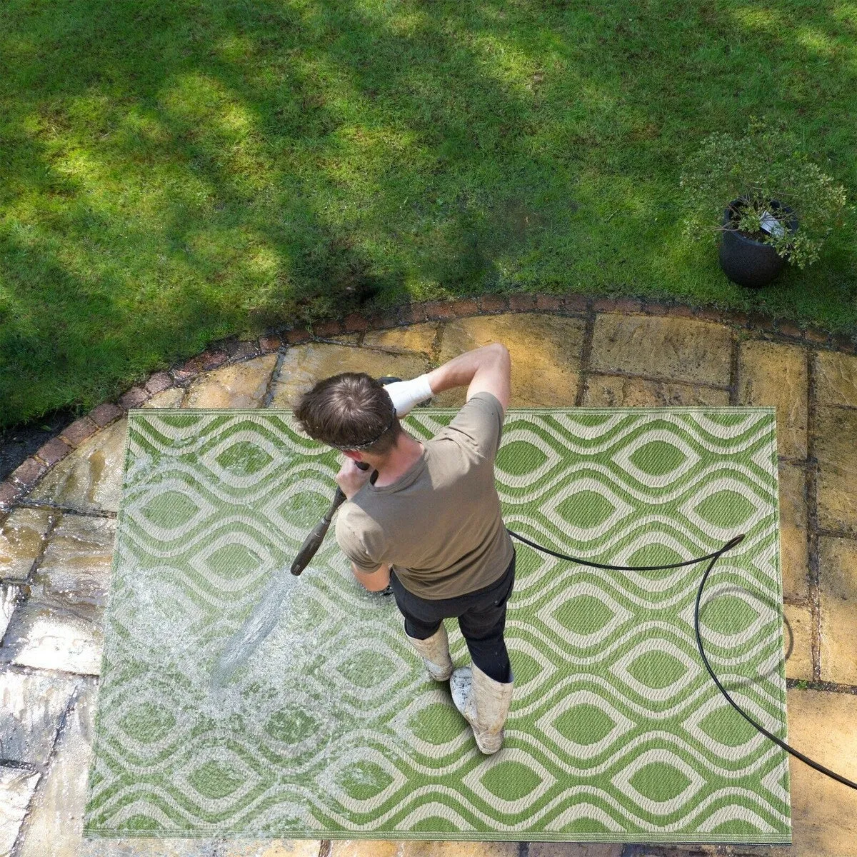 Venice Design 100% Eco-friendly Lightweight Plastic Outdoor Mat/Rug