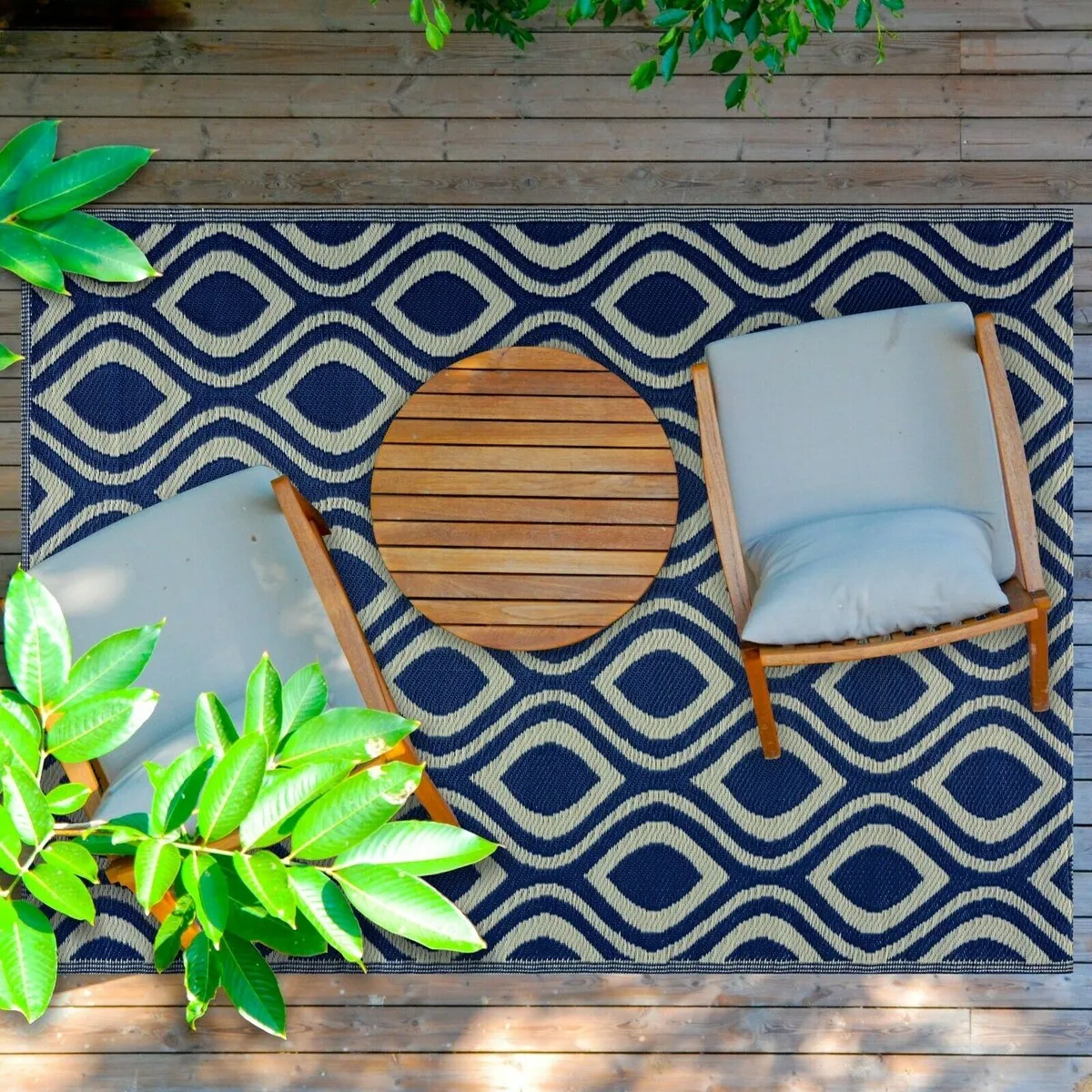 Venice Design 100% Eco-friendly Lightweight Plastic Outdoor Mat/Rug