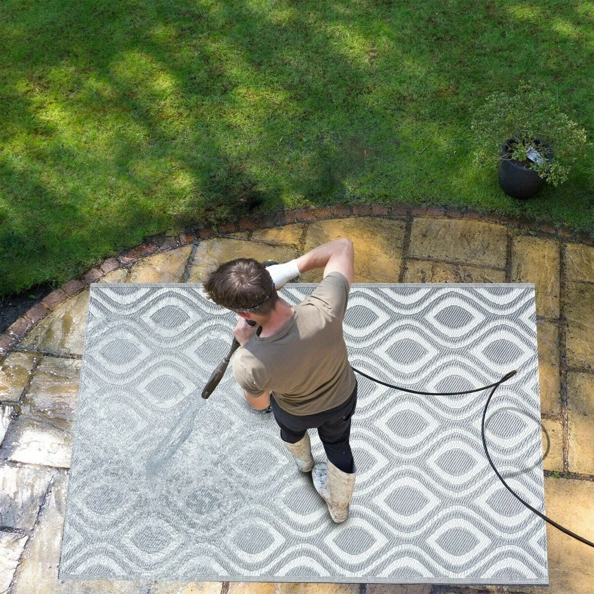 Venice Design 100% Eco-friendly Lightweight Plastic Outdoor Mat/Rug