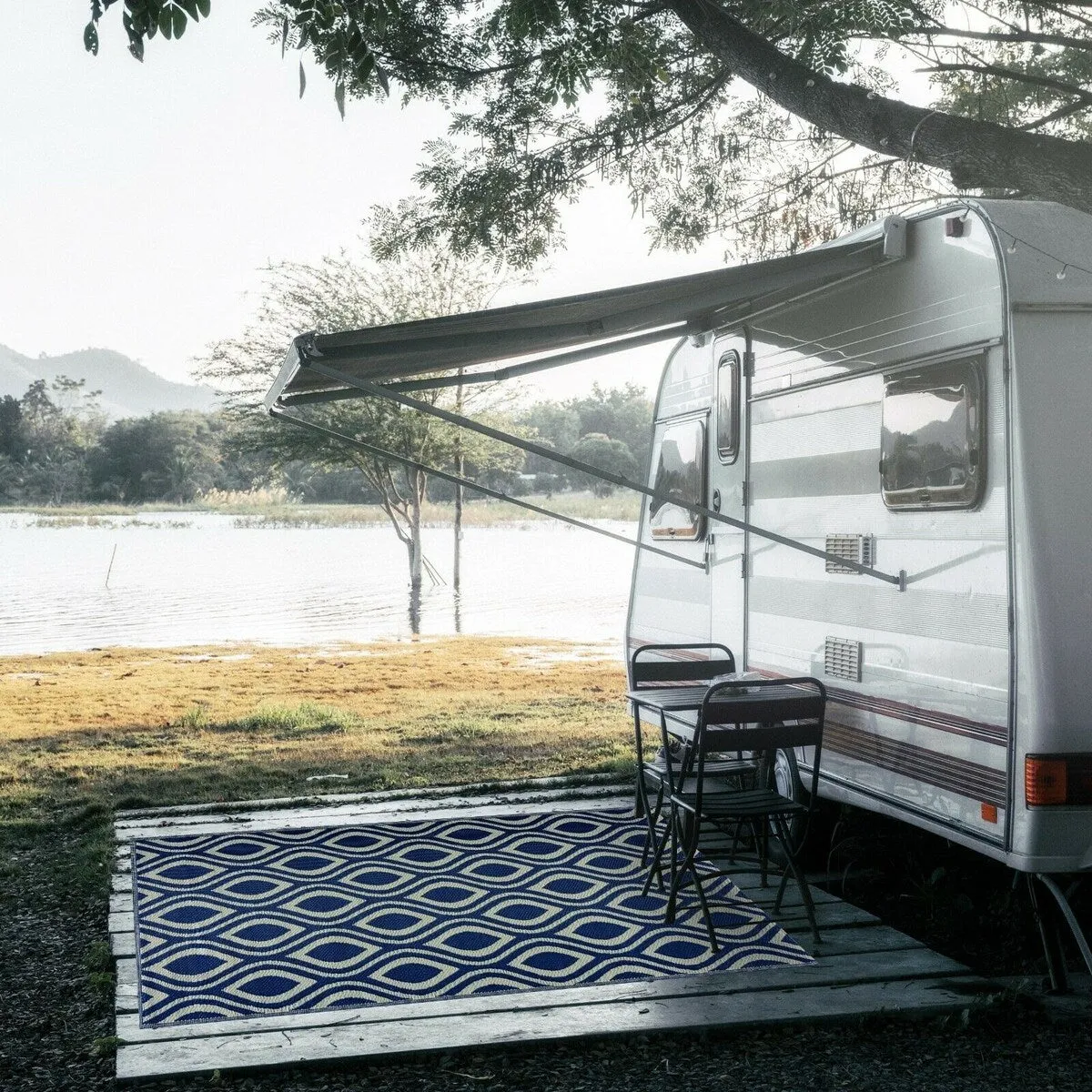 Venice Design 100% Eco-friendly Lightweight Plastic Outdoor Mat/Rug