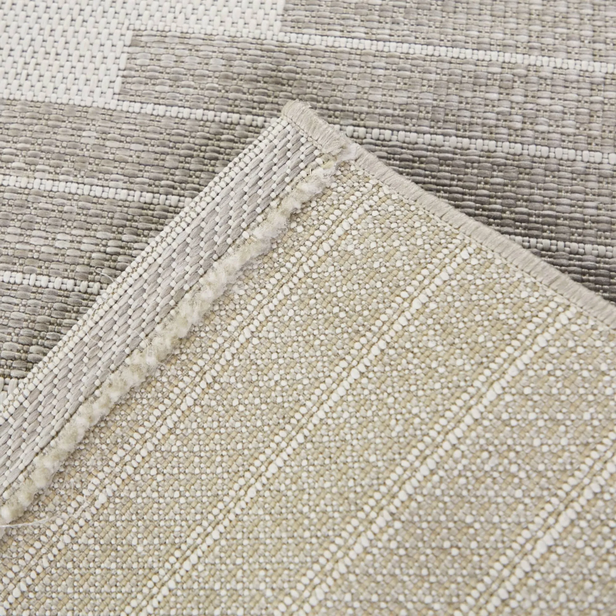Victor Striped Trellis Indoor/Outdoor Area Rug