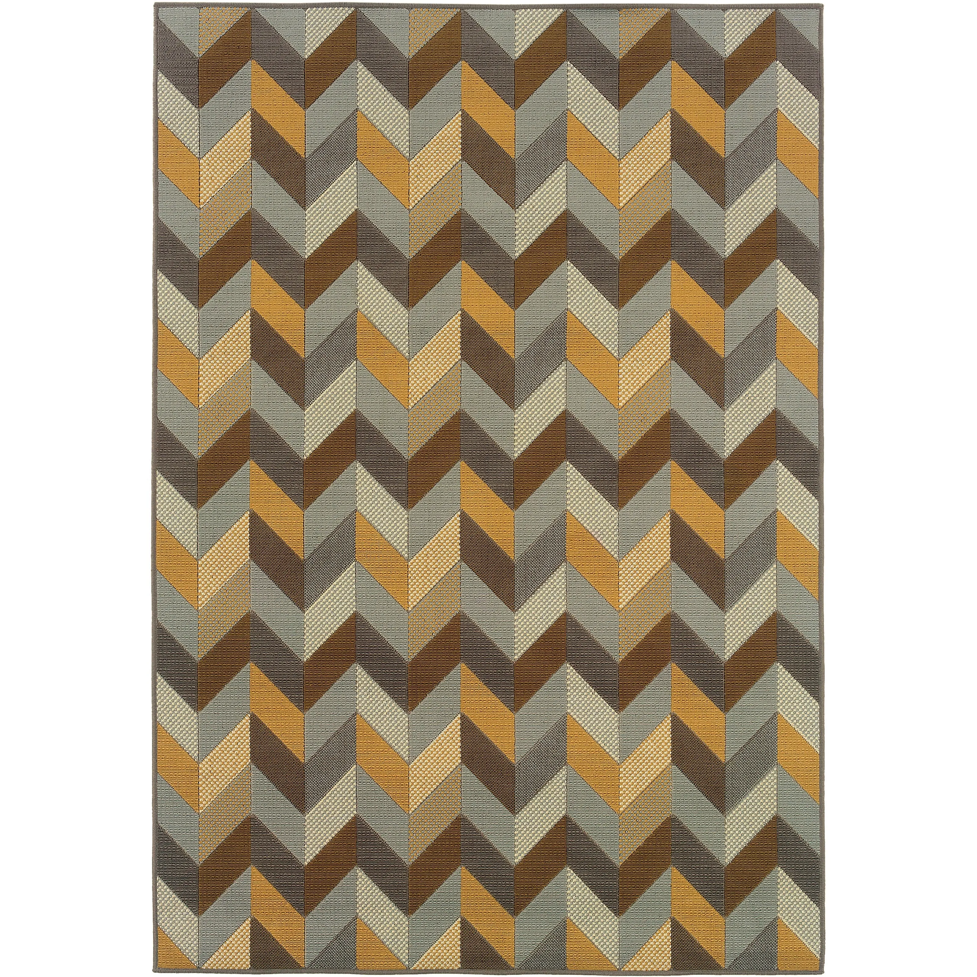 Vista Home Bar Harbour Outdoor/ Indoor Abstract Area Rug