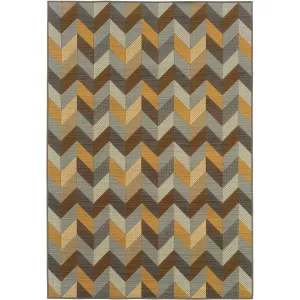 Vista Home Bar Harbour Outdoor/ Indoor Abstract Area Rug
