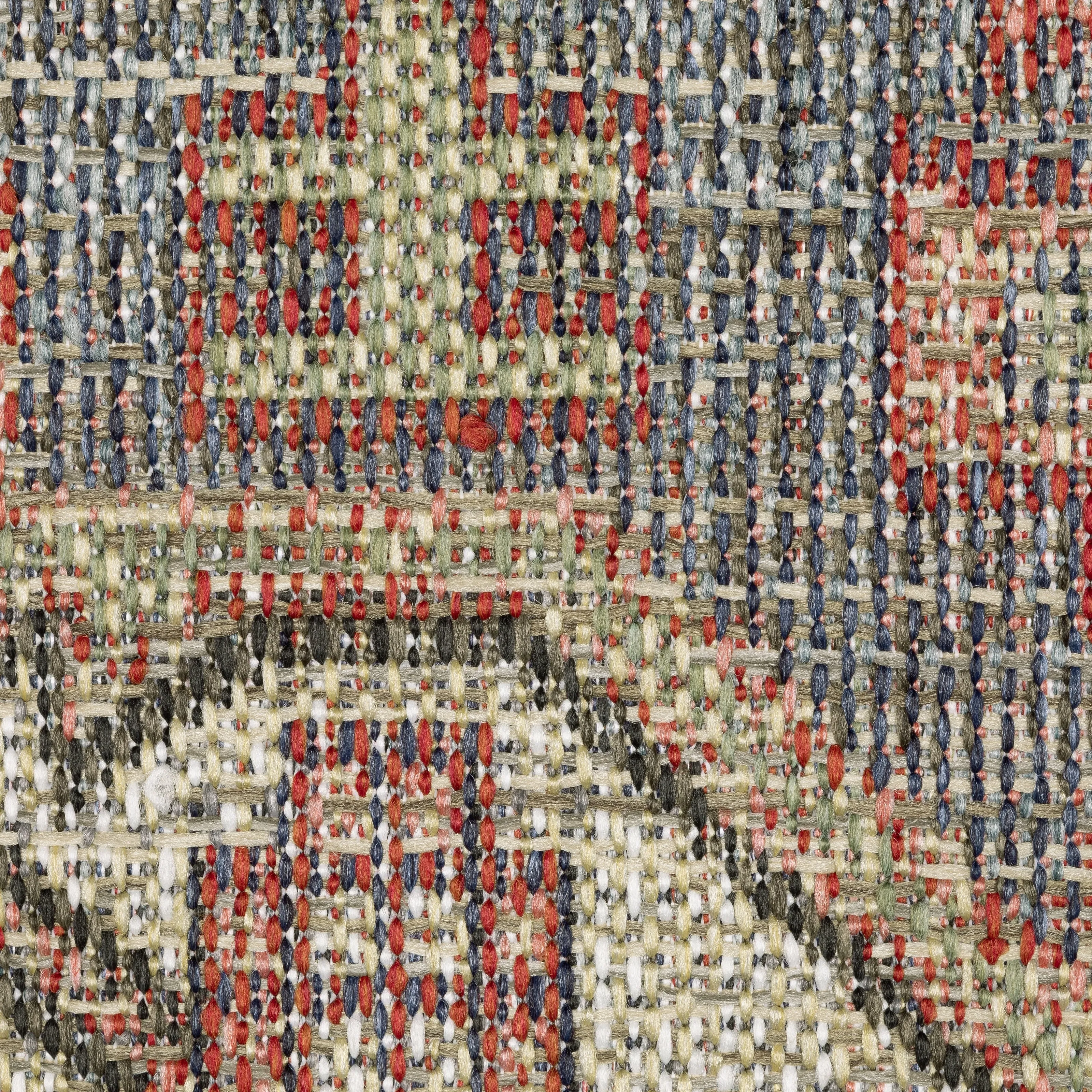 Vista Home Calla Tribal Blue/ Multi Indoor/Outdoor Area Rug
