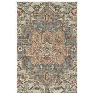 Vista Home Calla Tribal Blue/ Multi Indoor/Outdoor Area Rug
