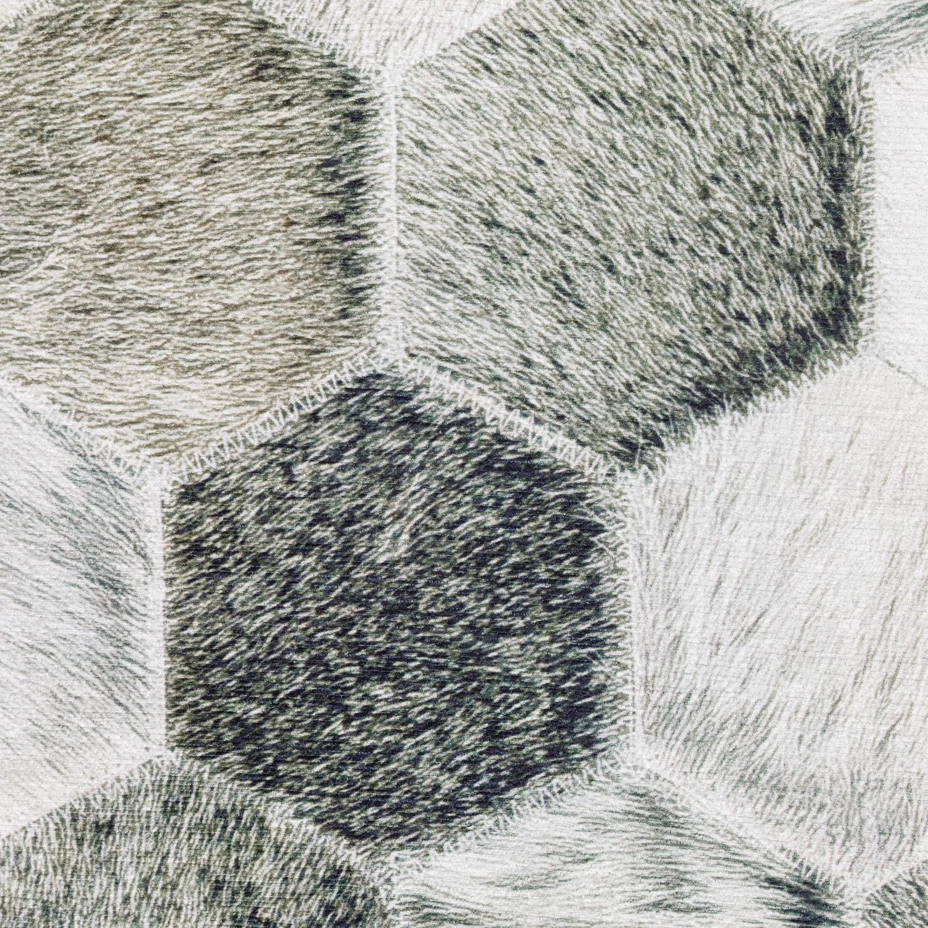 Vista Home Montreux Geometric Animal Print Gray Area Rug