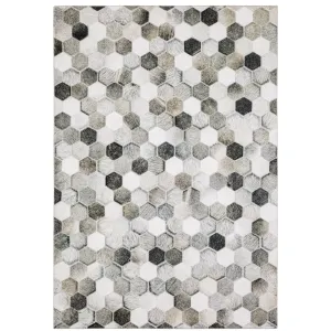 Vista Home Montreux Geometric Animal Print Gray Area Rug