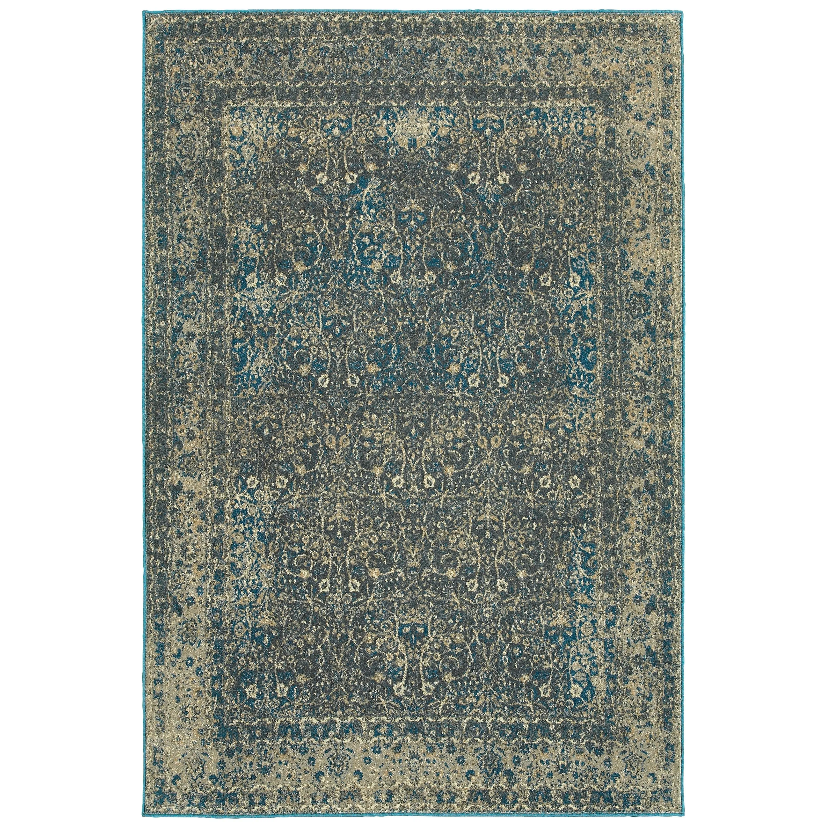 Vista Home Paloma Faded Traditional Floral Area Rug