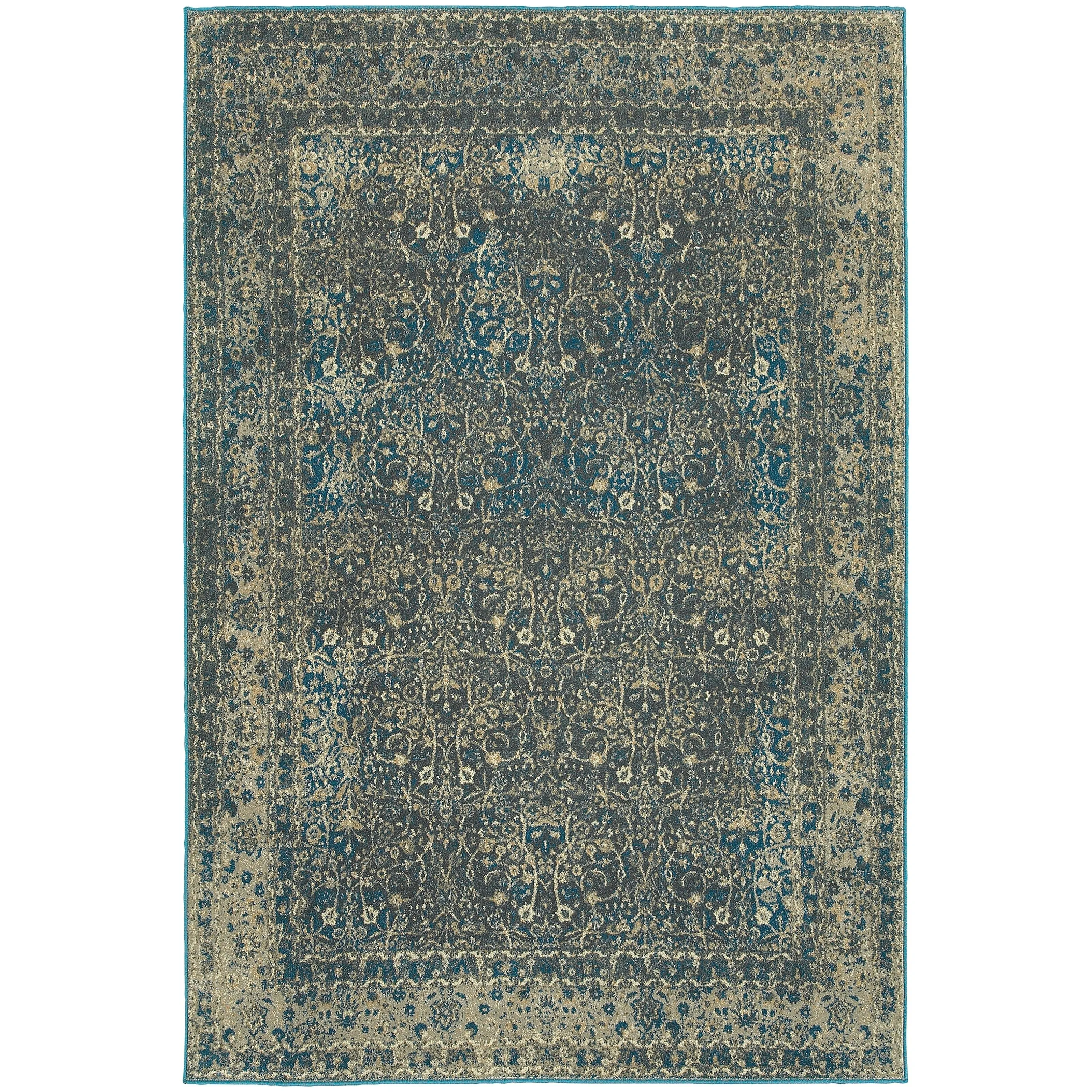 Vista Home Paloma Faded Traditional Floral Area Rug