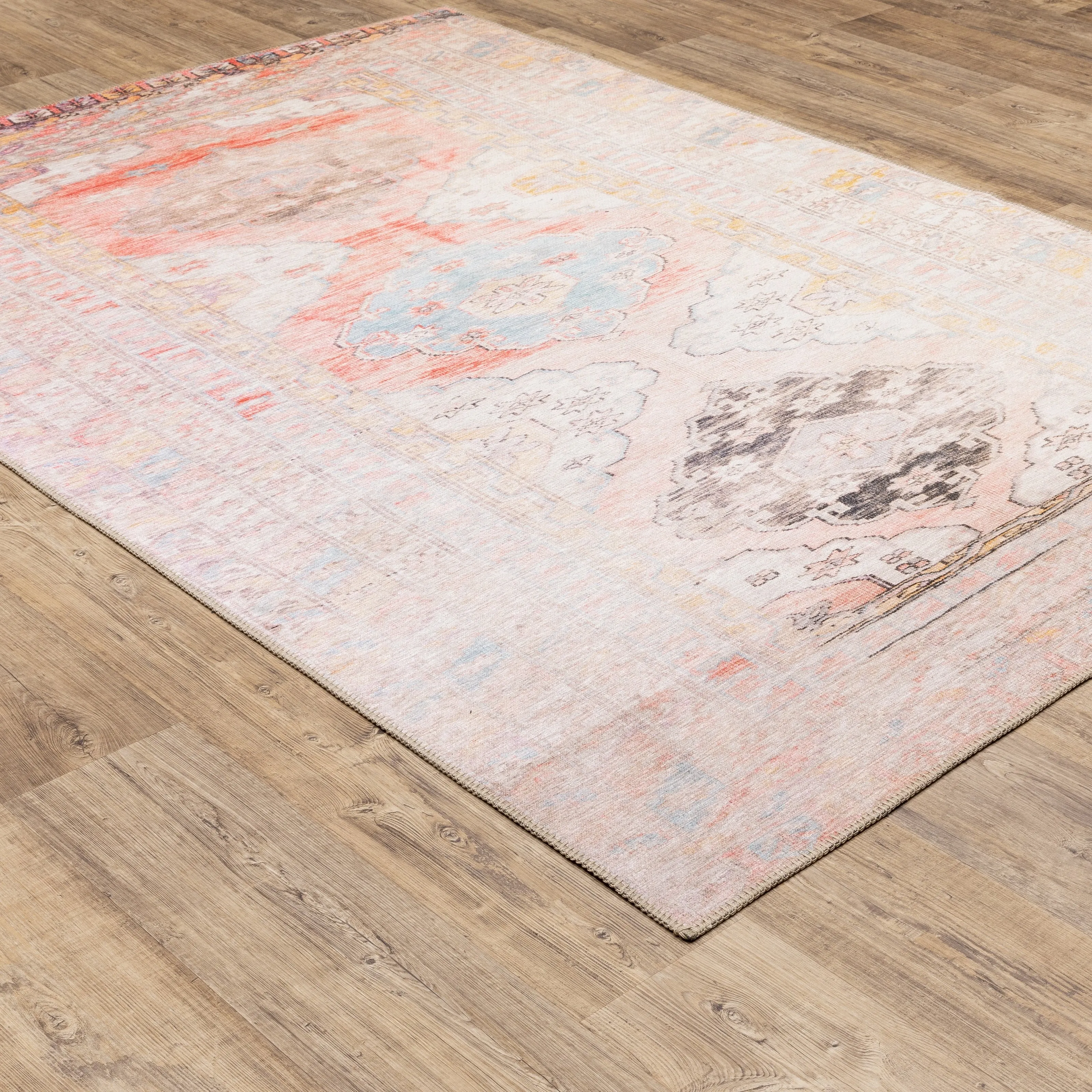 Vista Home Sasha Vintage Bohemian Medallions Area Rug