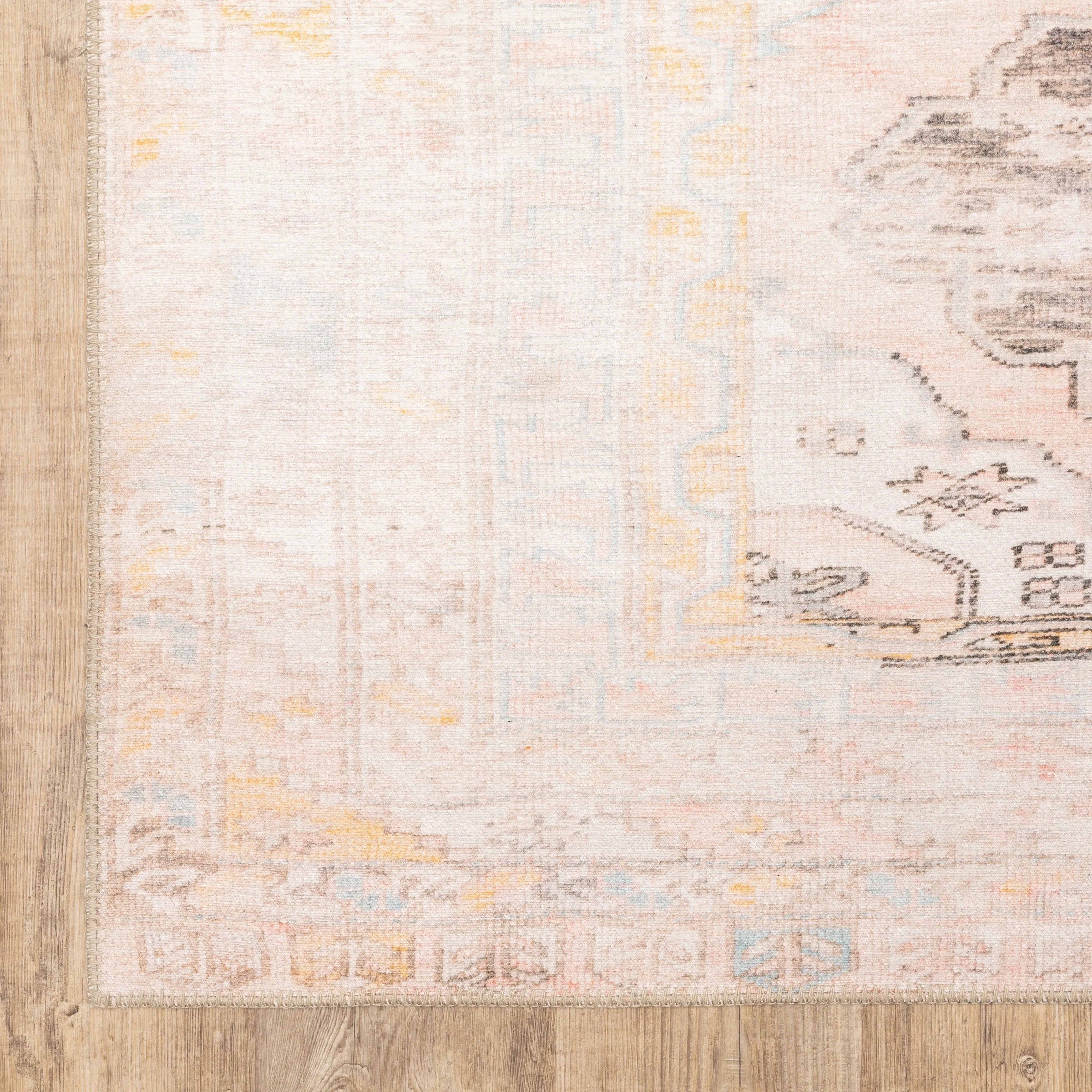 Vista Home Sasha Vintage Bohemian Medallions Area Rug