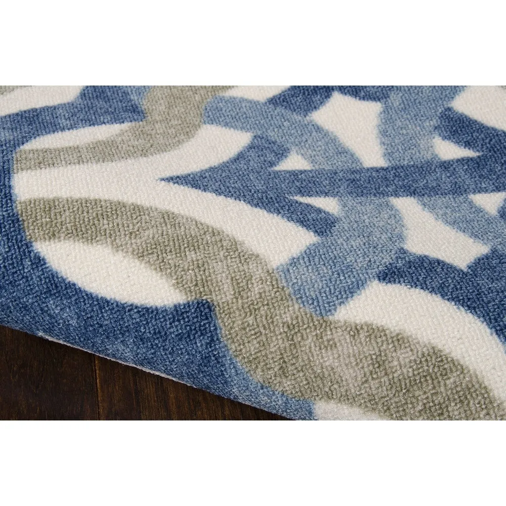 Waverly Sun N' Shade Modern Geometric Indoor/Outdoor Area Rug
