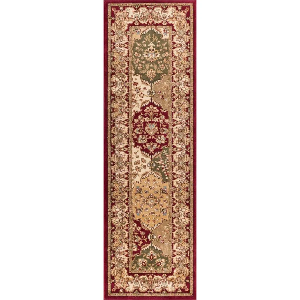 Well Woven Agra Traditional Classic Panel Runner Rug - 2'3 x 7'3