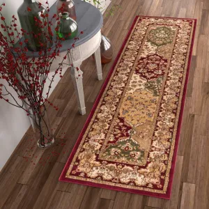 Well Woven Agra Traditional Classic Panel Runner Rug - 2'3 x 7'3