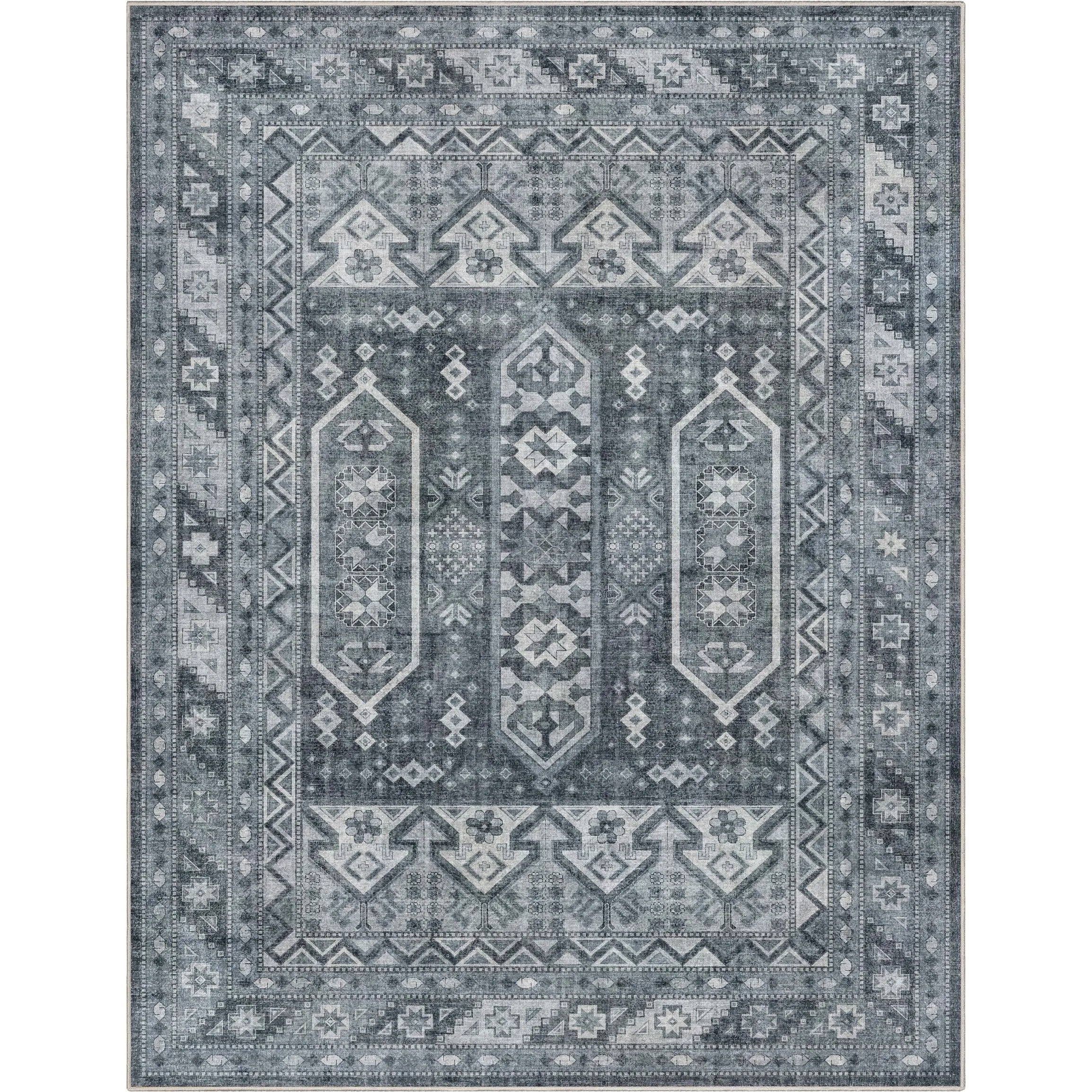 Well Woven Apollo Praha Tribal Machine Washable Area Rug