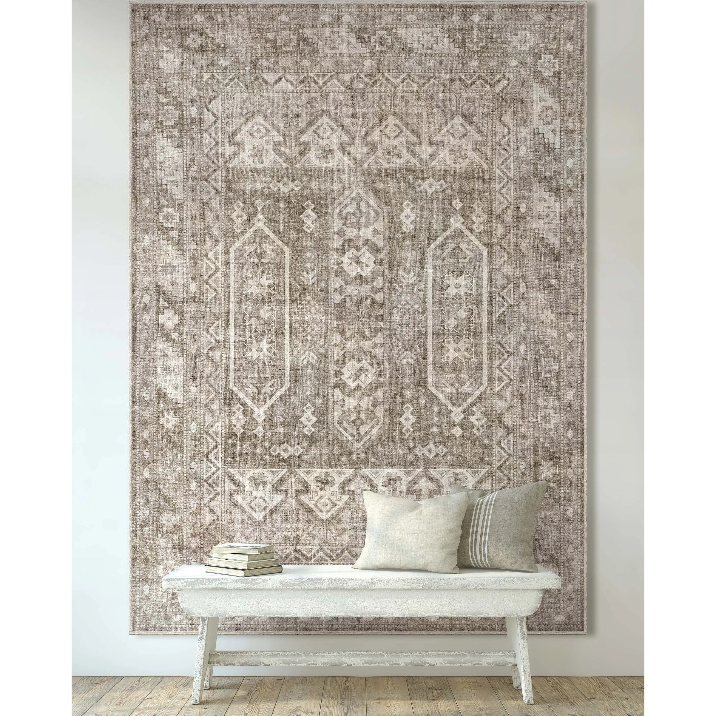 Well Woven Apollo Praha Tribal Machine Washable Area Rug