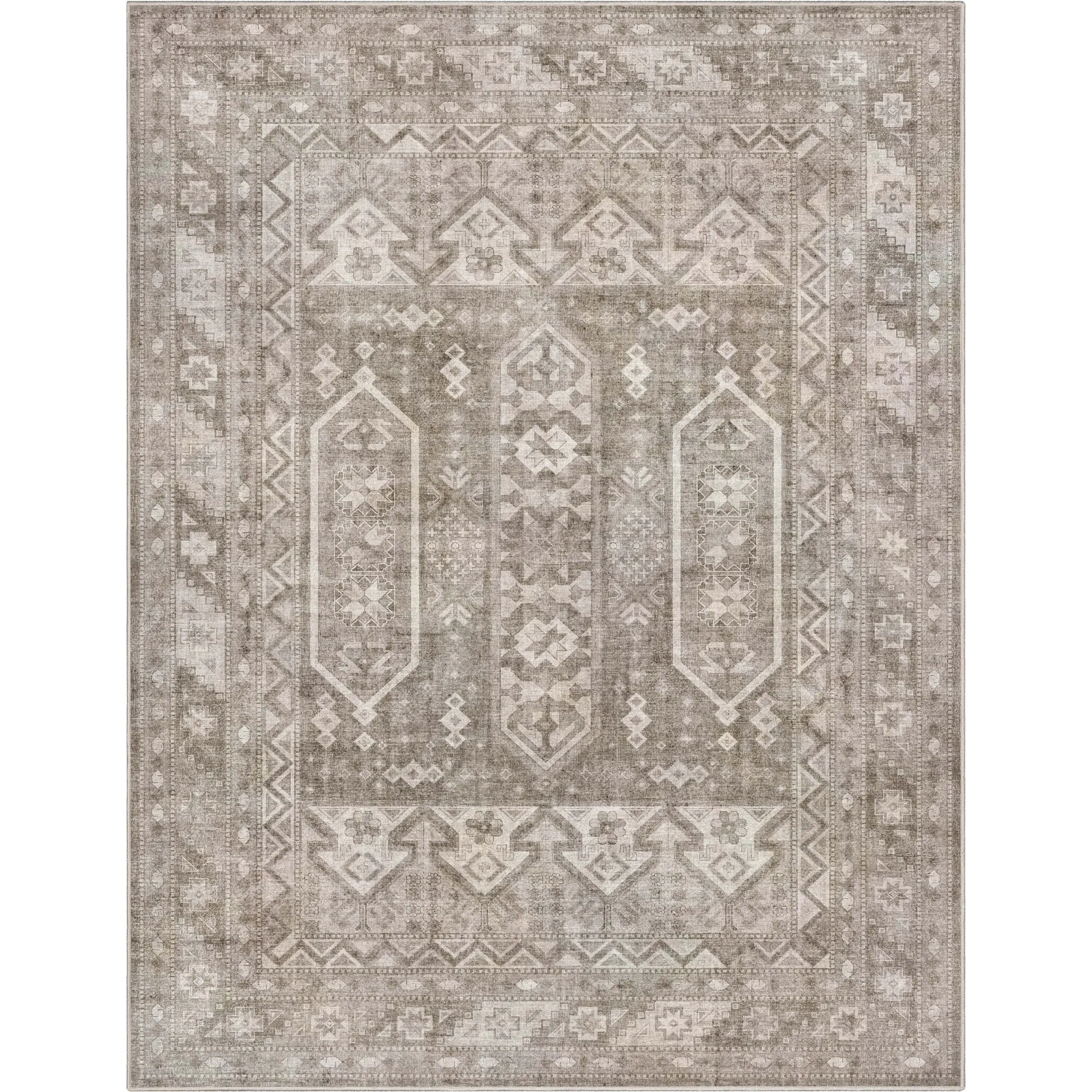 Well Woven Apollo Praha Tribal Machine Washable Area Rug