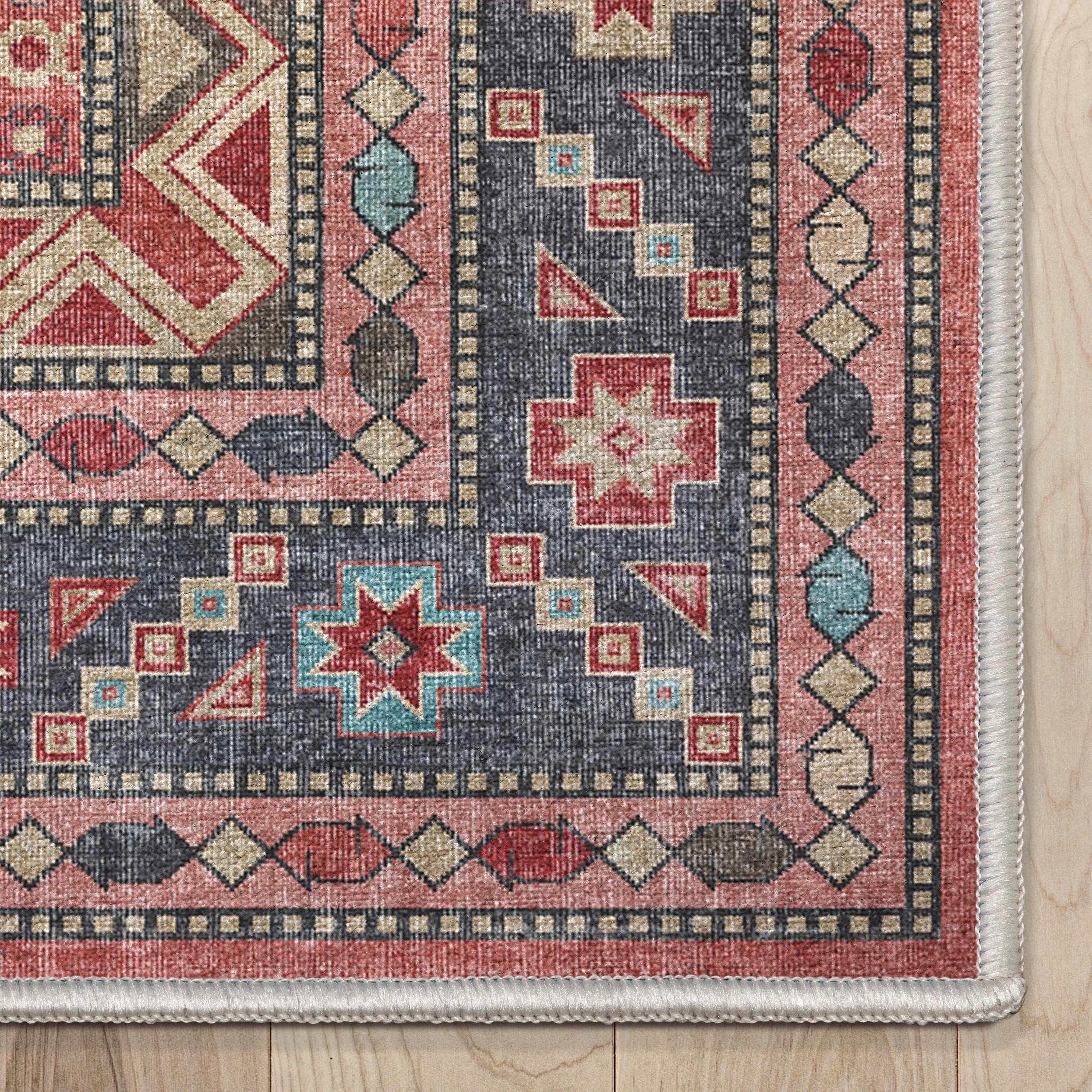 Well Woven Apollo Praha Tribal Machine Washable Area Rug