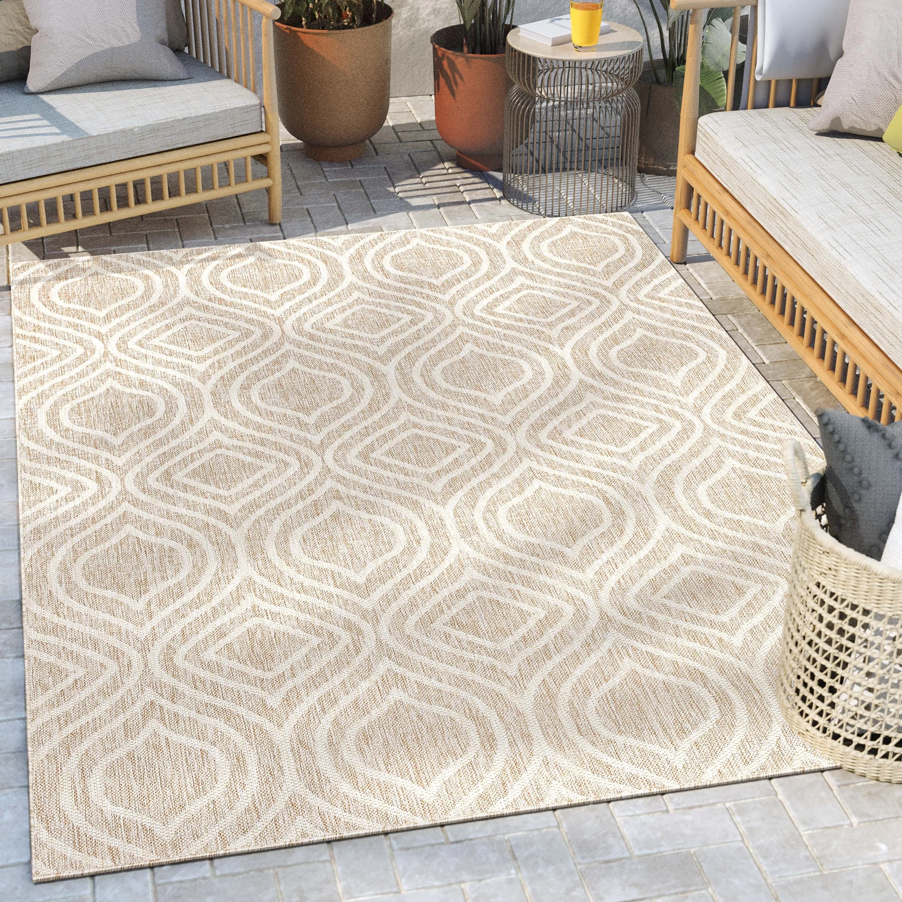 Well Woven Fallon Ludo Tribal Indoor Outdoor Area Rug