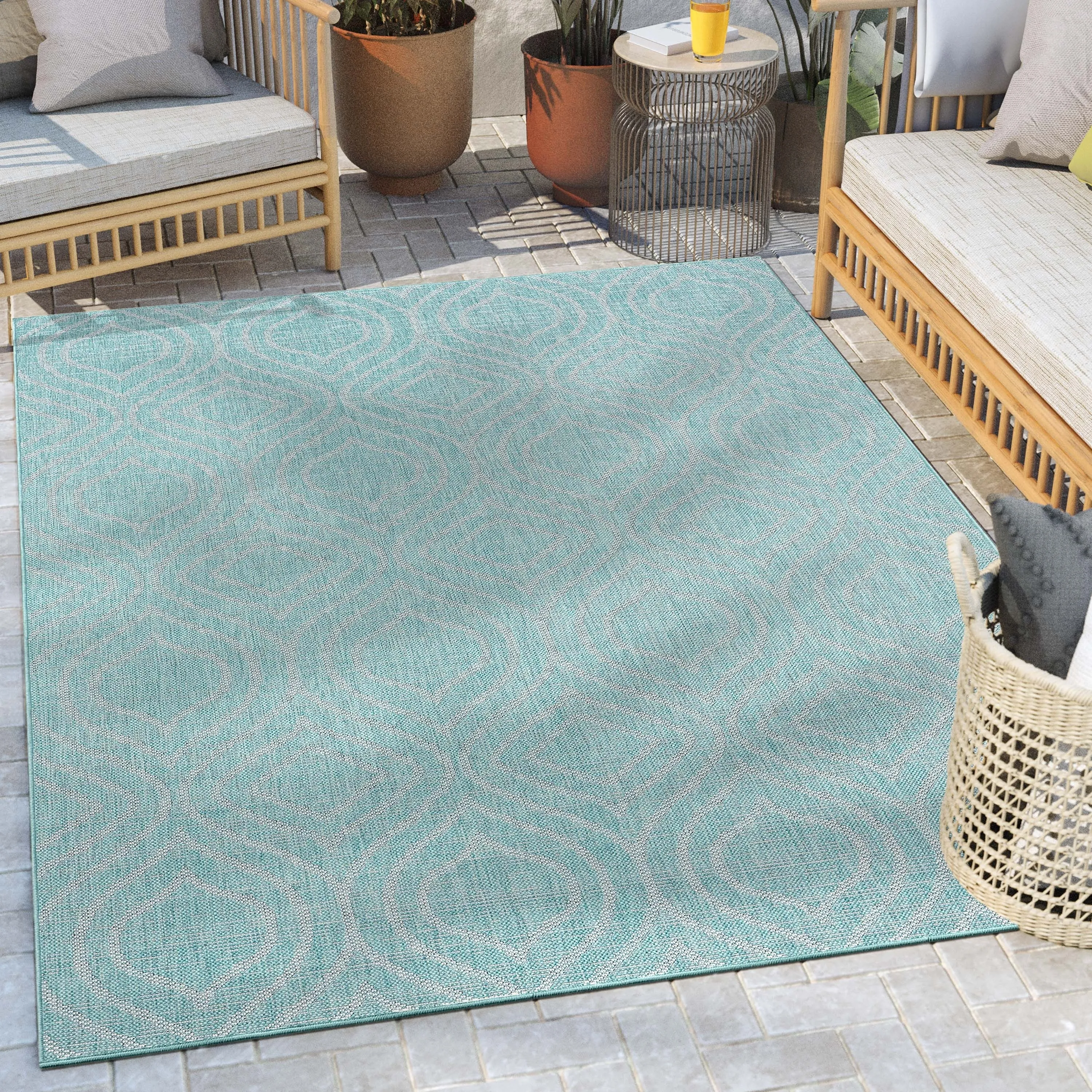 Well Woven Fallon Ludo Tribal Indoor Outdoor Area Rug