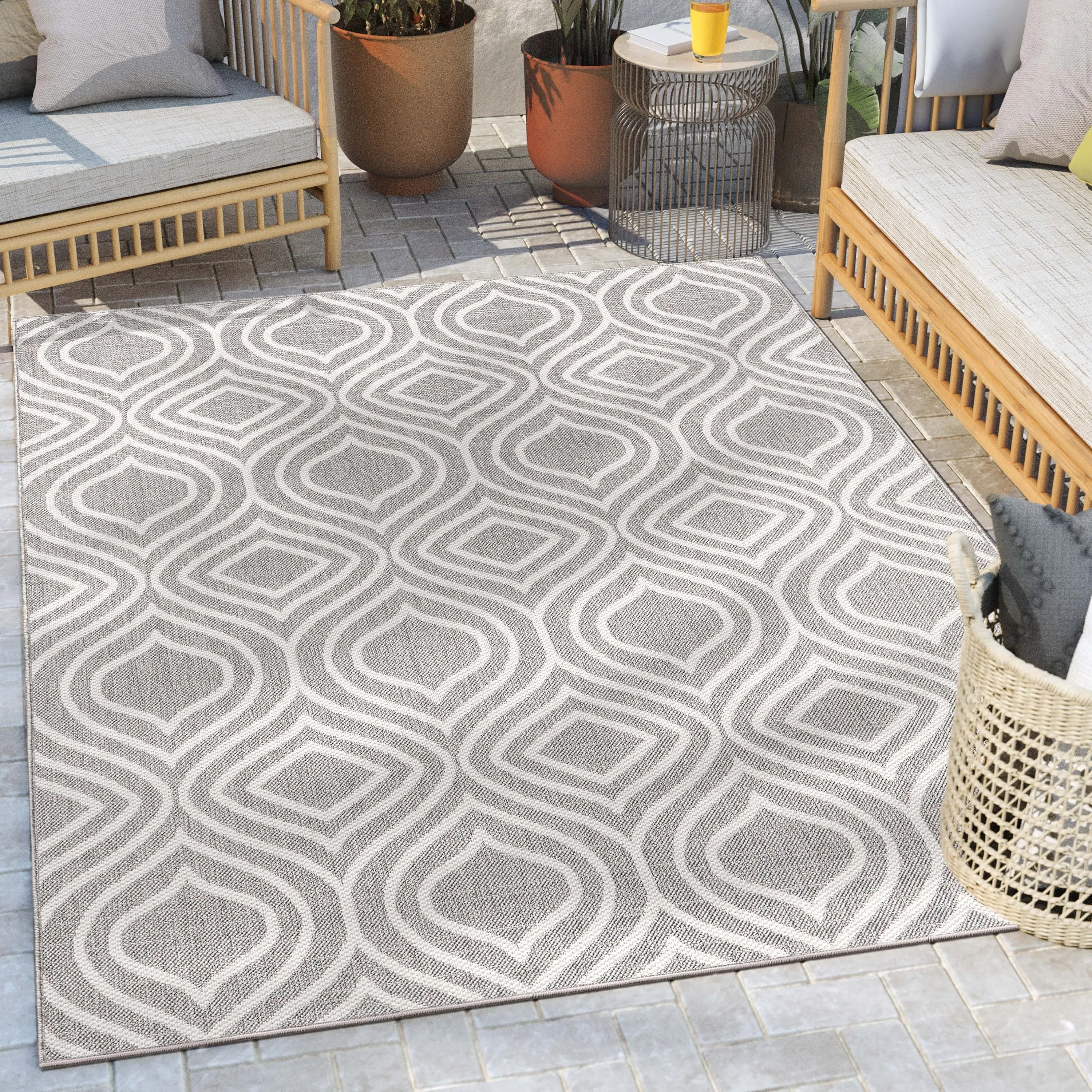 Well Woven Fallon Ludo Tribal Indoor Outdoor Area Rug
